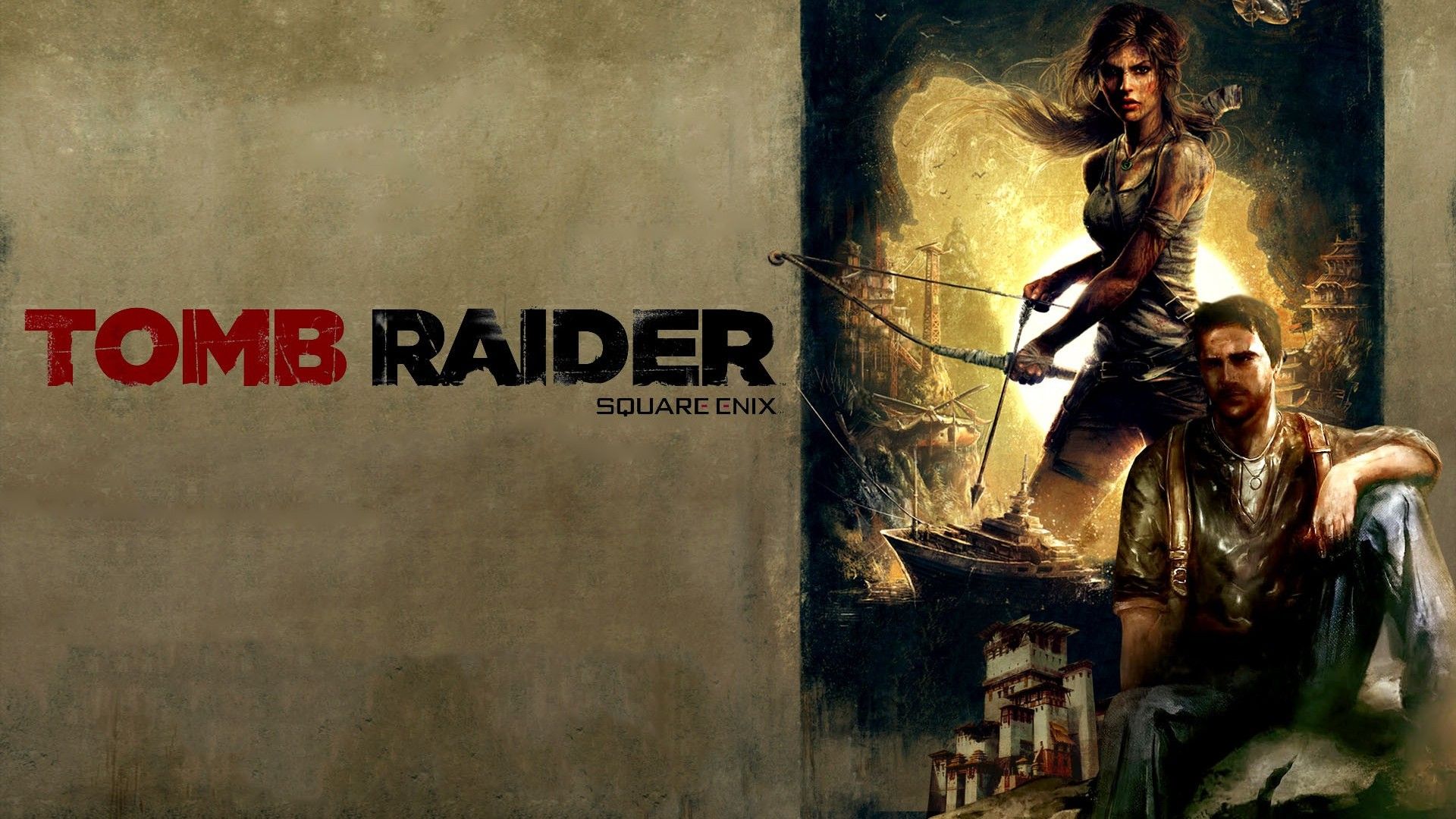 Lara Croft And Nathan Drake Wallpapers