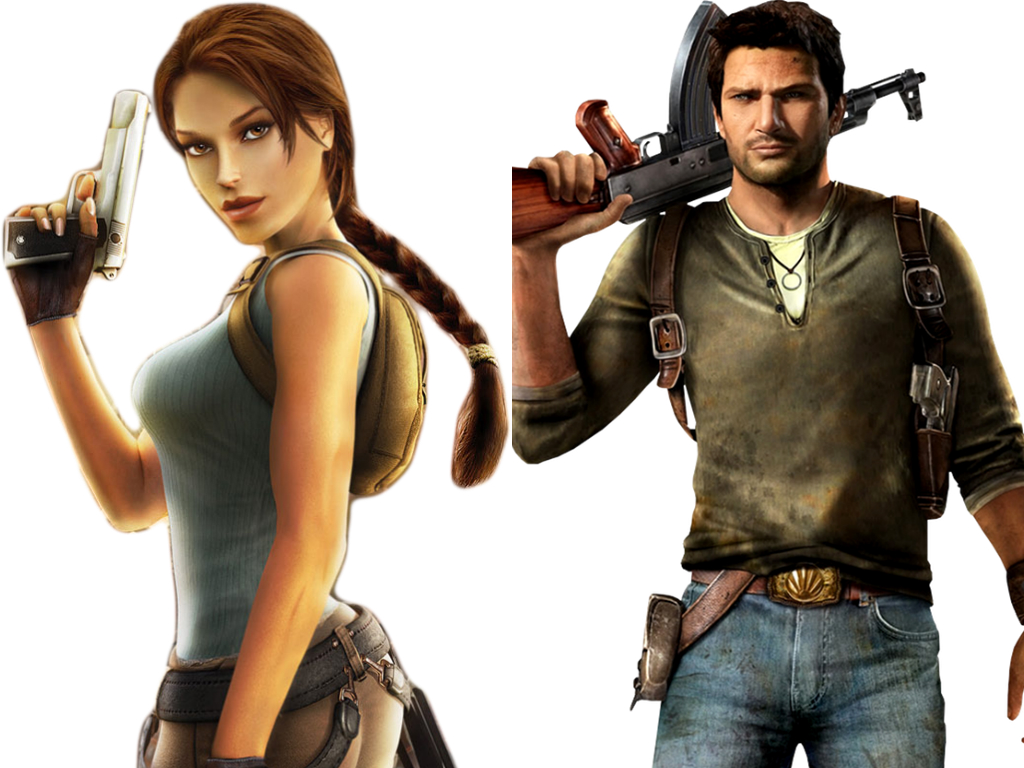 Lara Croft And Nathan Drake Wallpapers