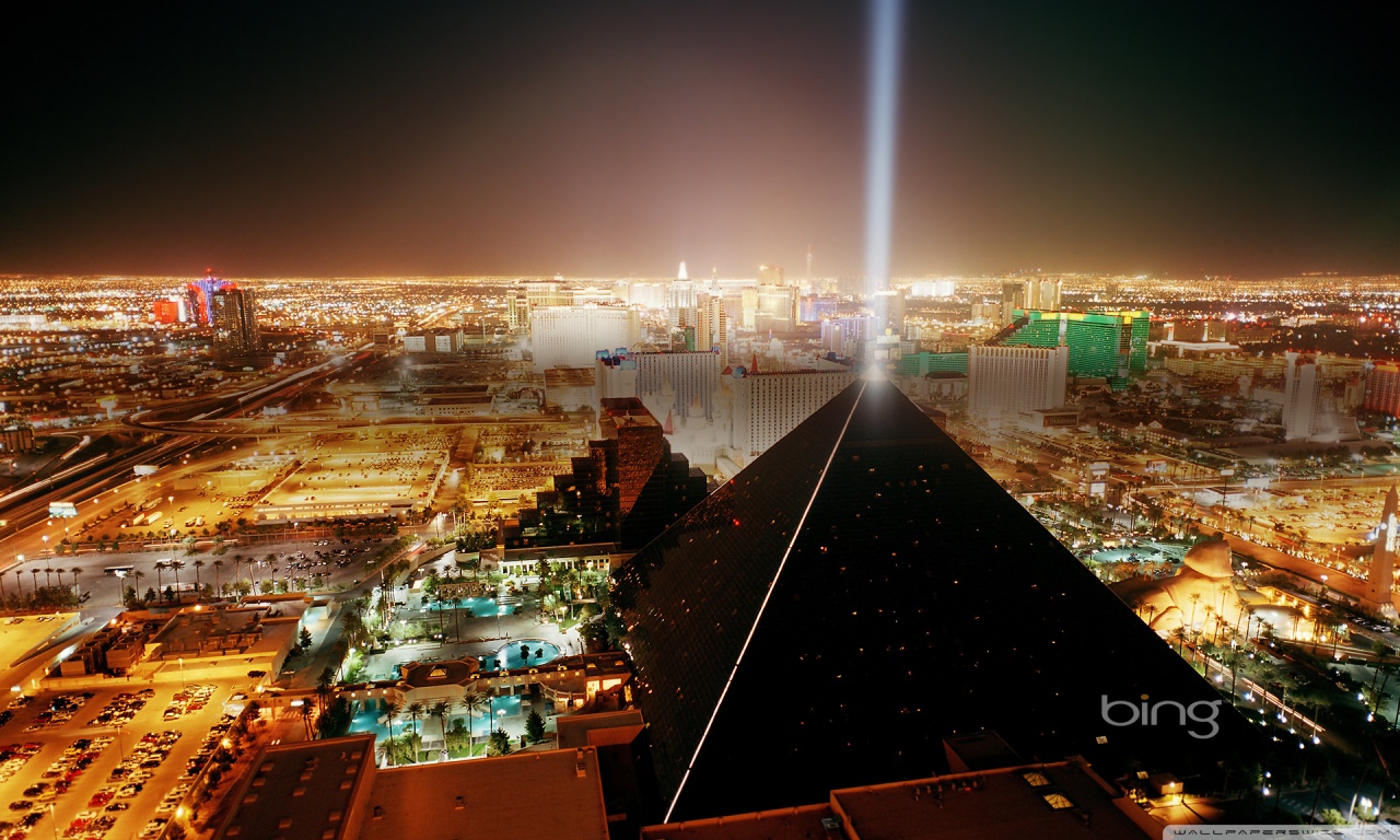 Las Vegas Hd @ Night Wallpapers