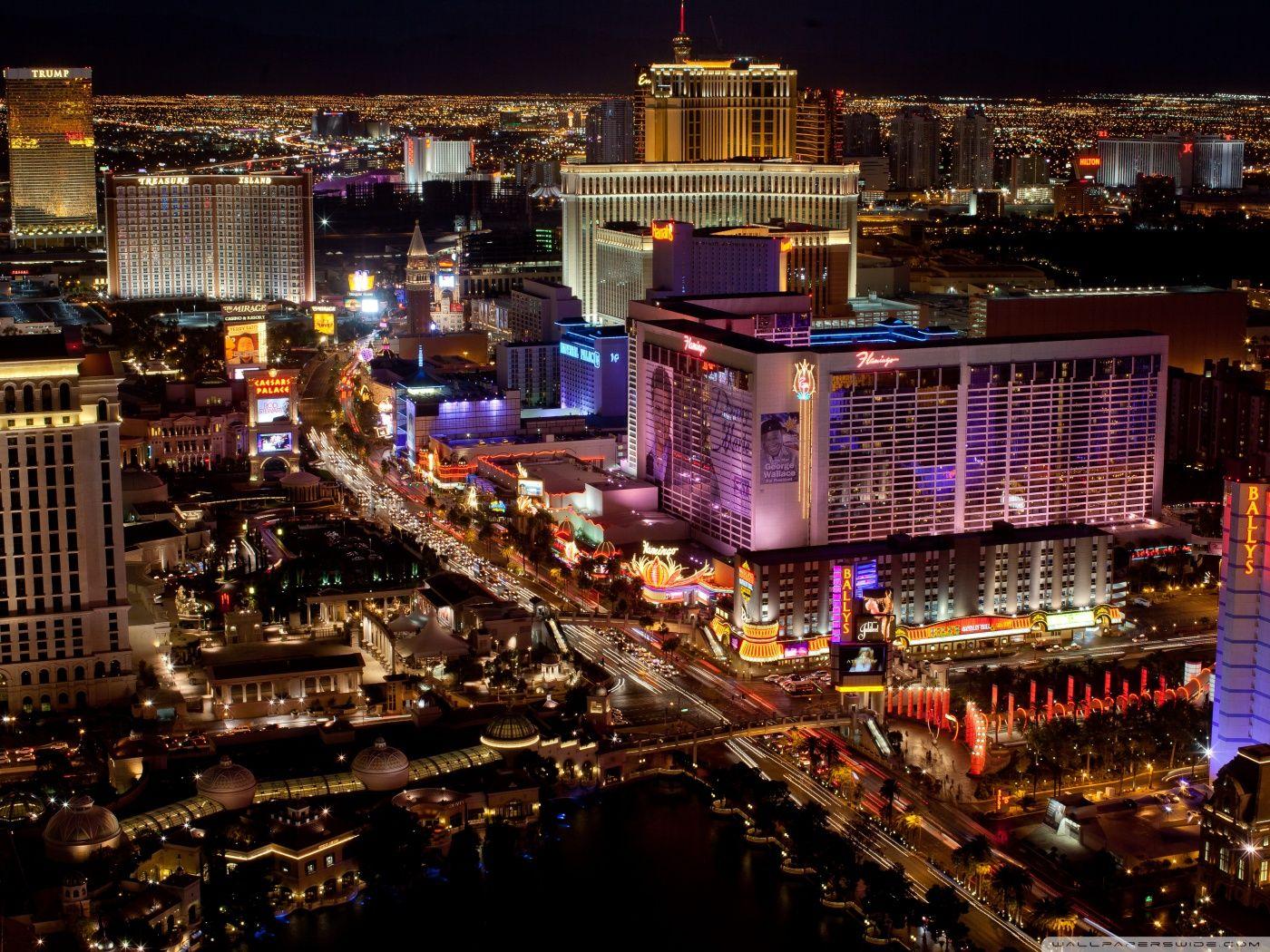 Las Vegas Hd @ Night Wallpapers