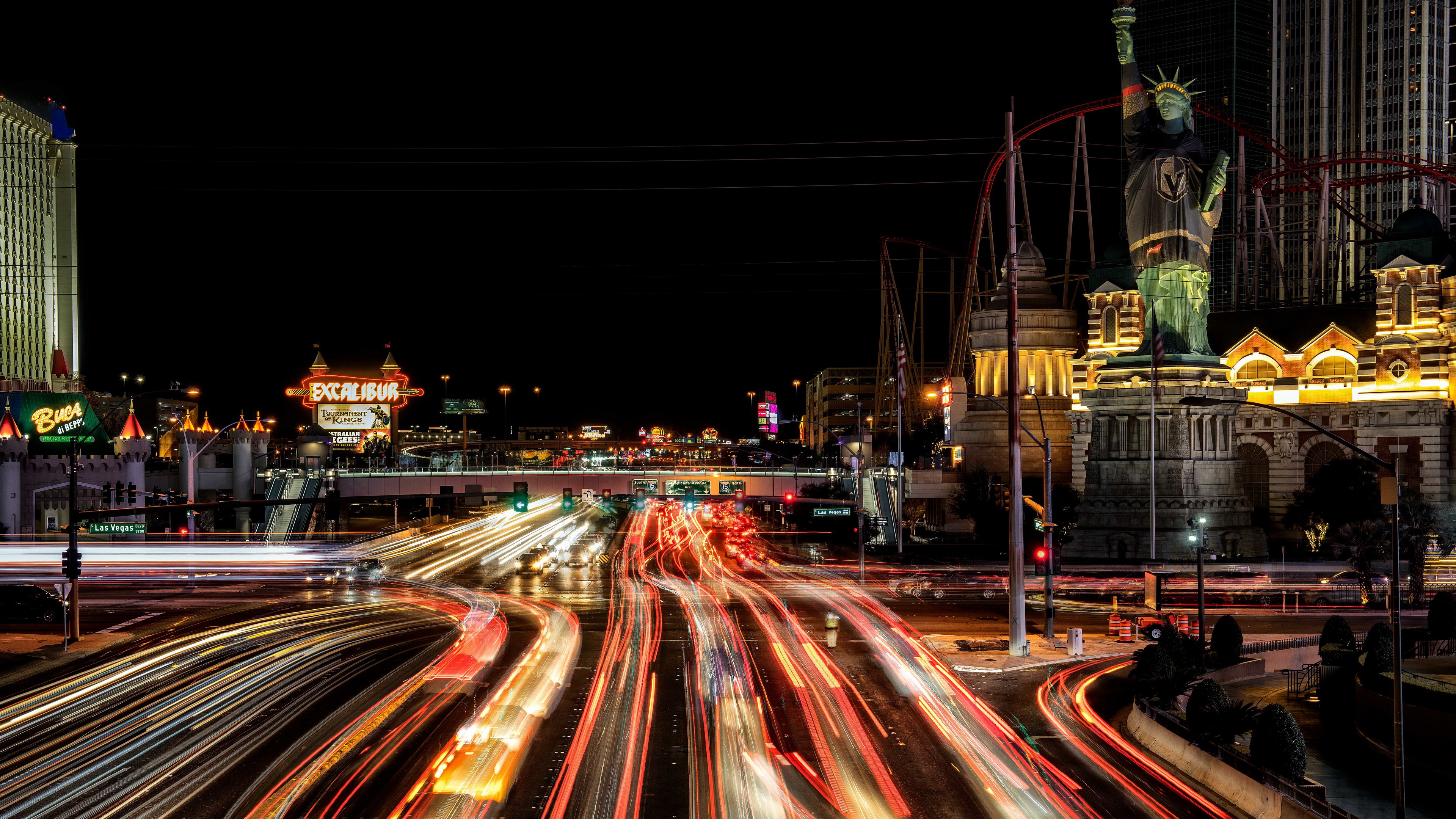 Las Vegas Hd @ Night Wallpapers