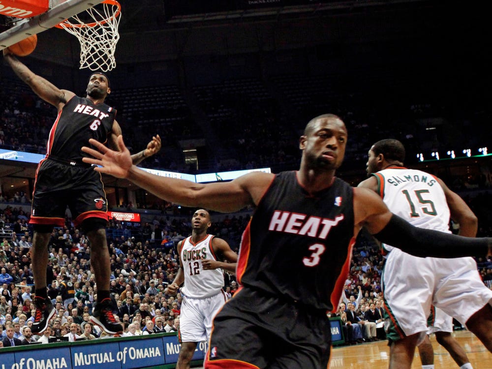 Lebron James Dwyane Wade Alley Oop Wallpapers