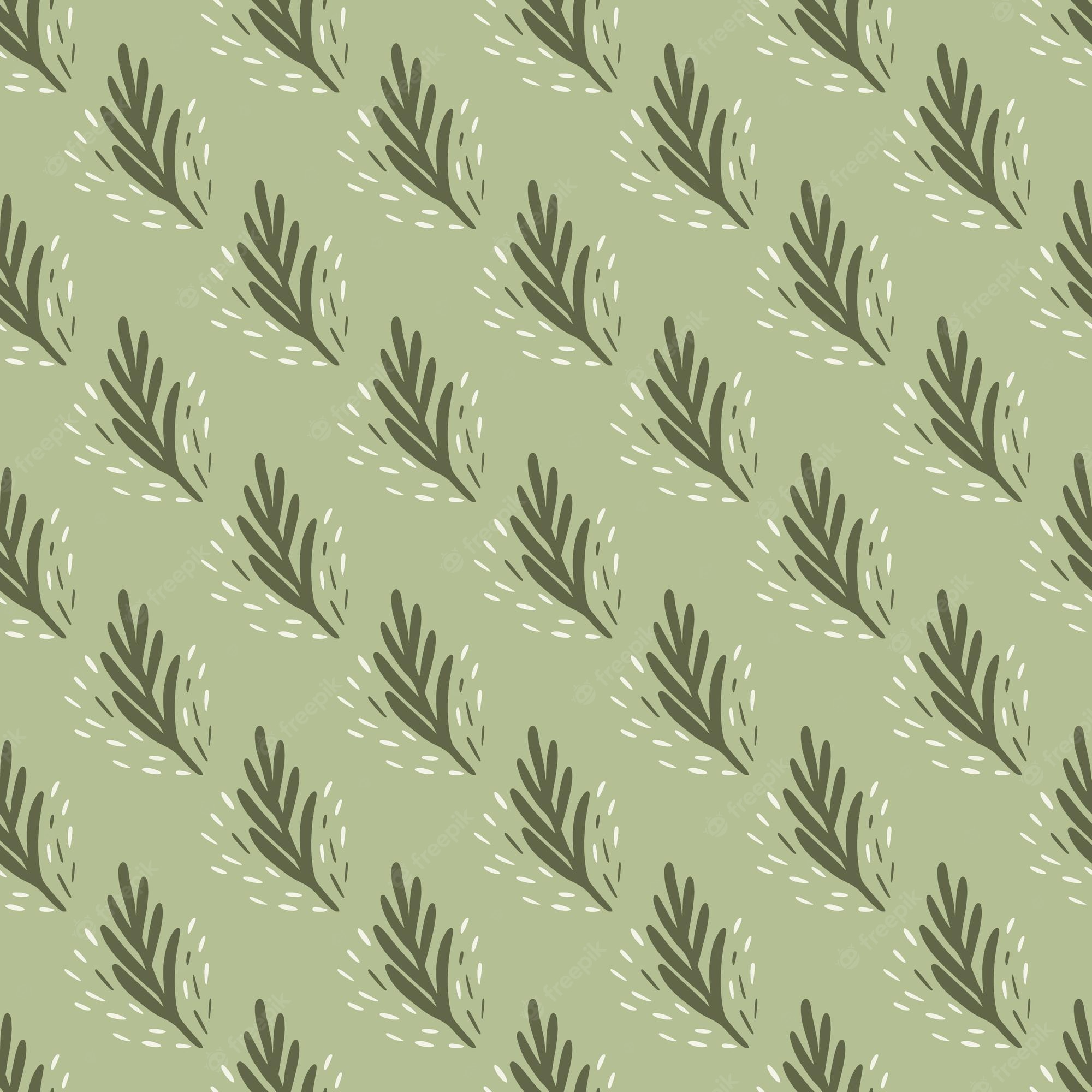 Light Green Patterns Wallpapers