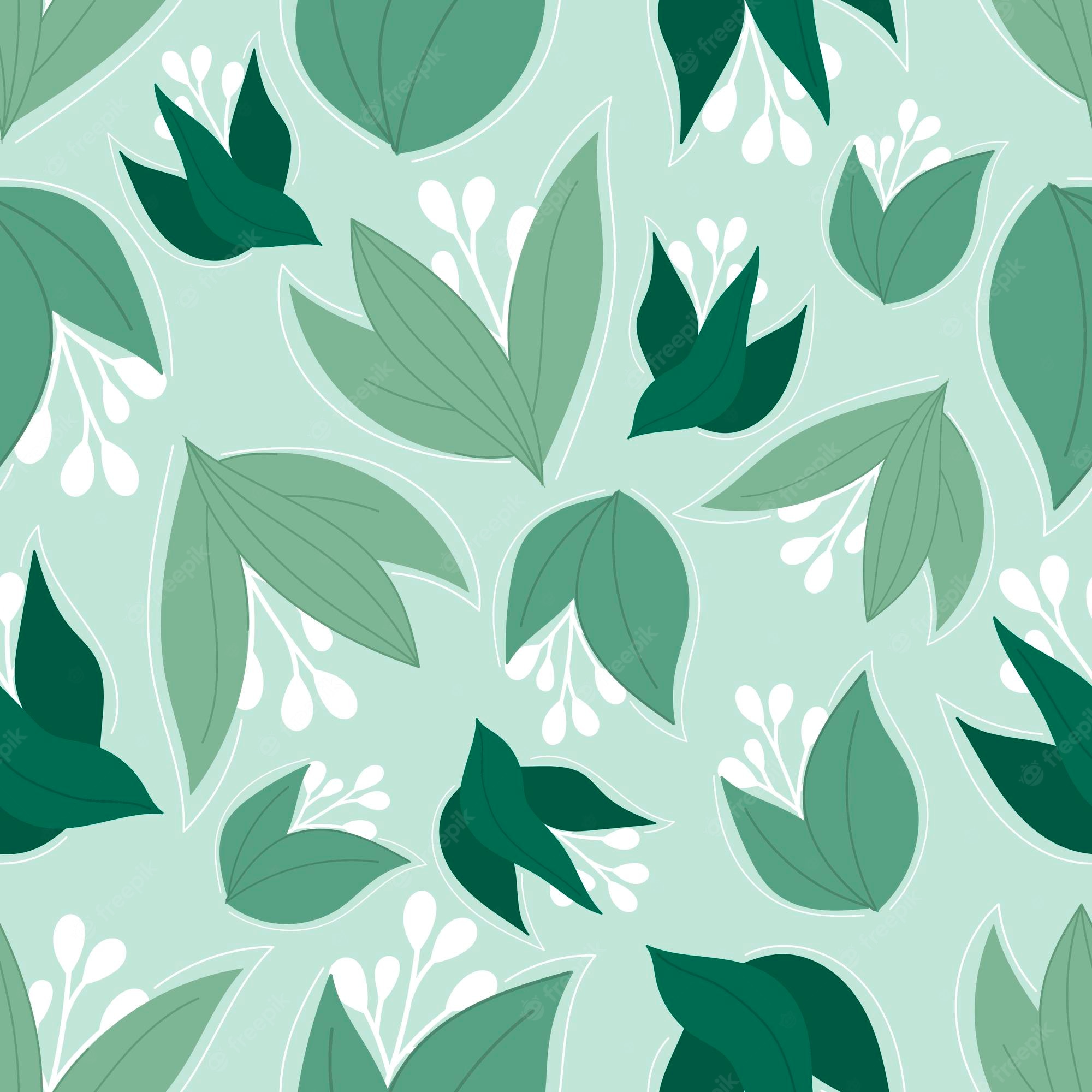 Light Green Patterns Wallpapers