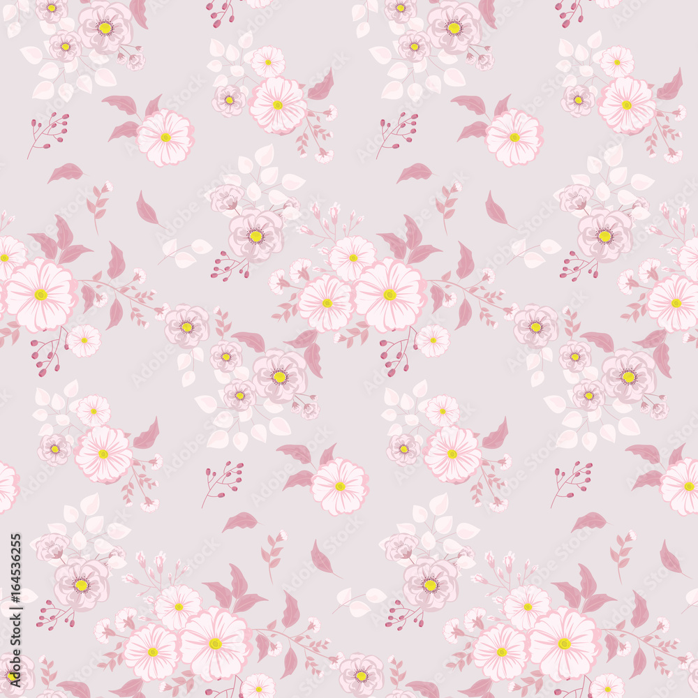 Light Pink Floral Wallpapers