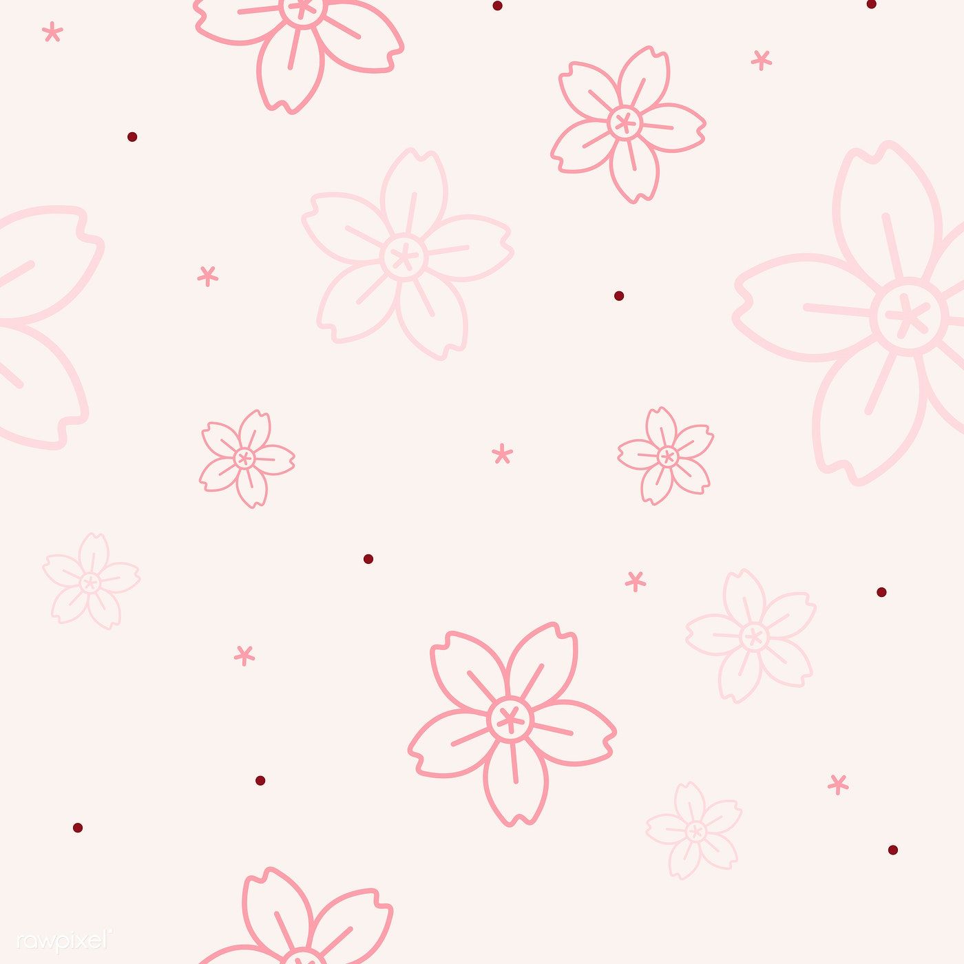 Light Pink Floral Wallpapers