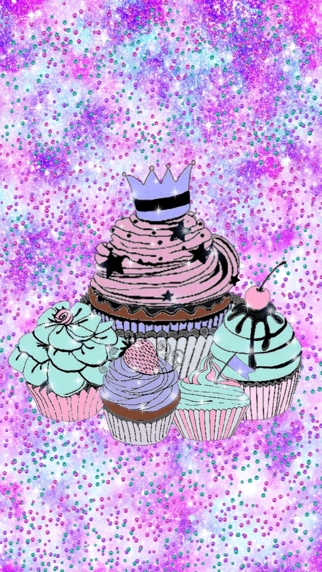 Light Purple Cupcakes Wallpapers