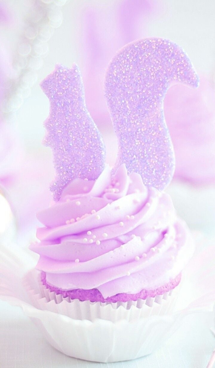 Light Purple Cupcakes Wallpapers