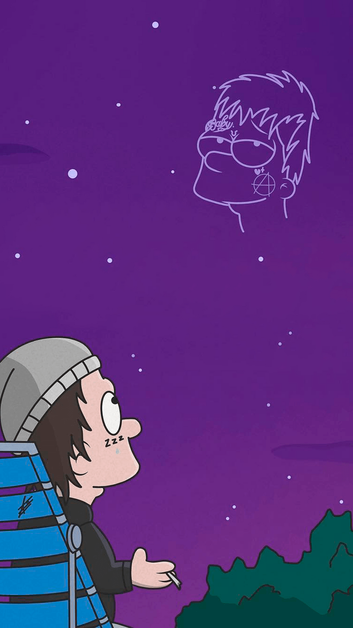 Lil Peep Cartoon Wallpapers