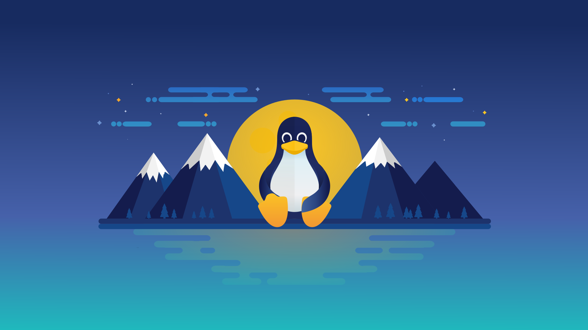 Linux Penguin Wallpapers