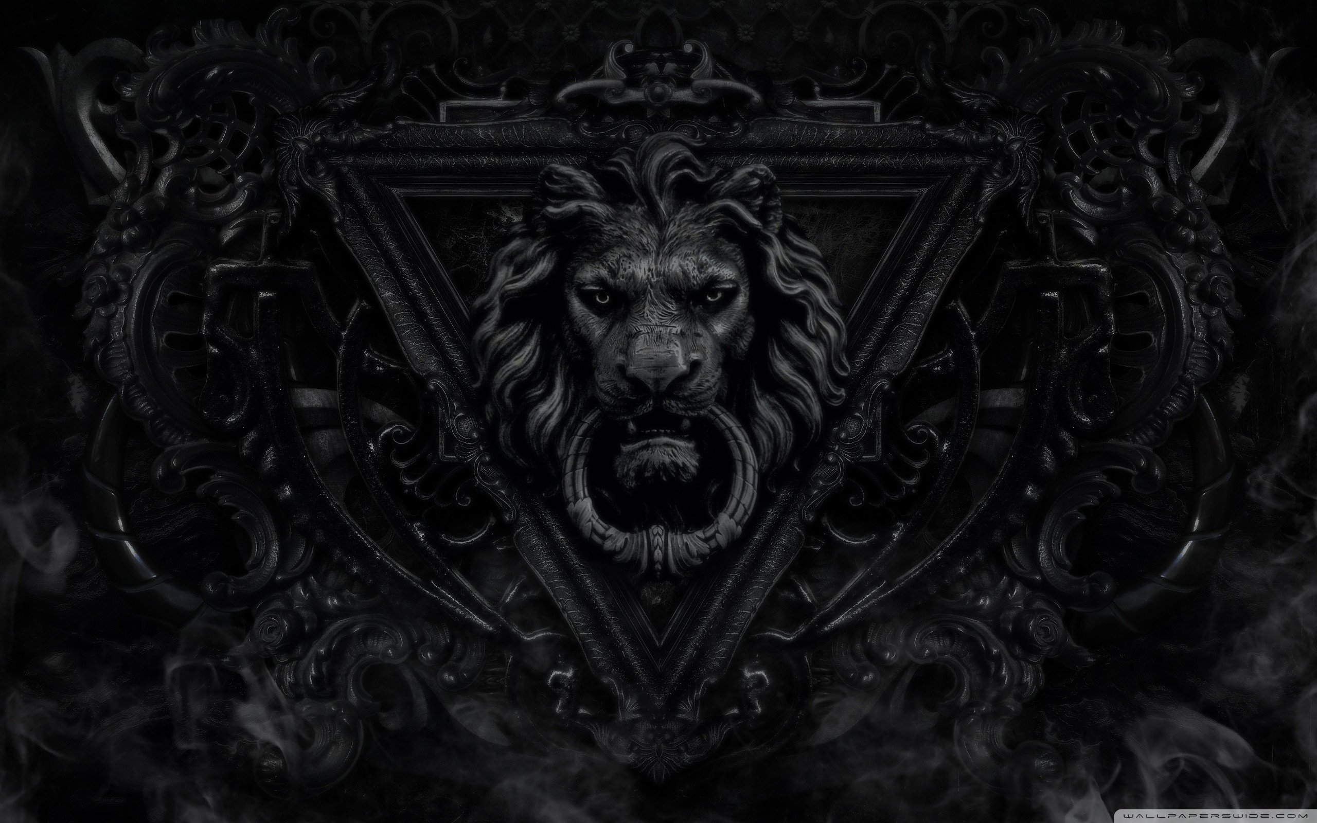 Lion Black Wallpapers