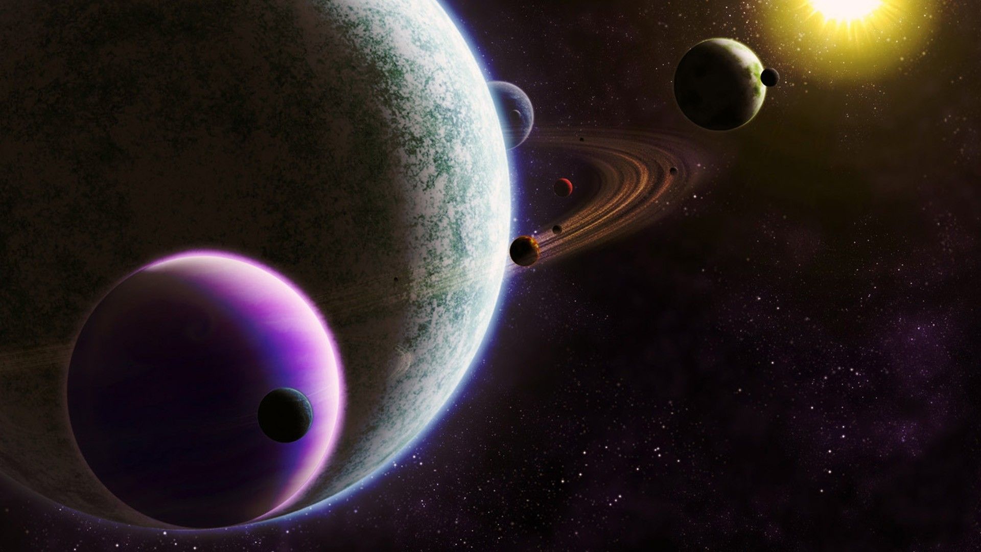 Live Of Solar System Wallpapers