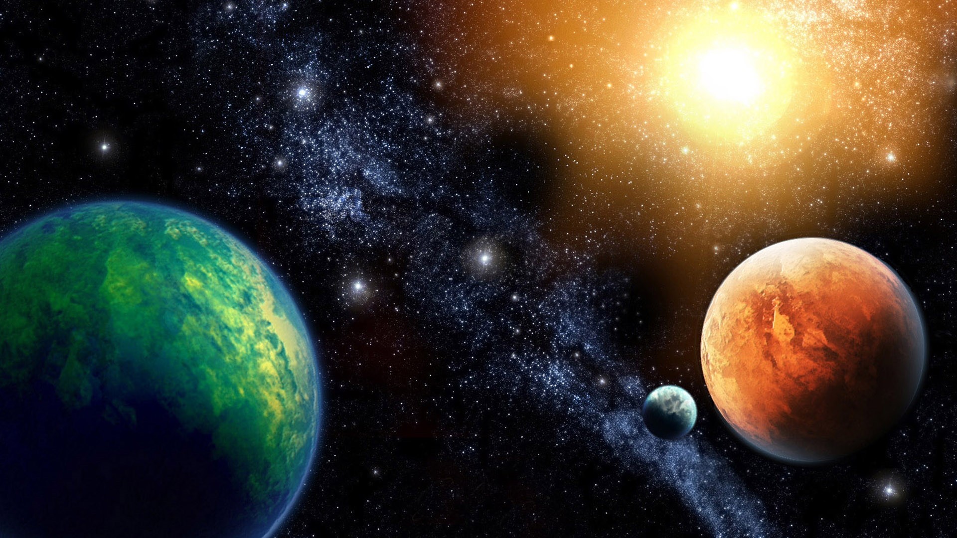 Live Of Solar System Wallpapers