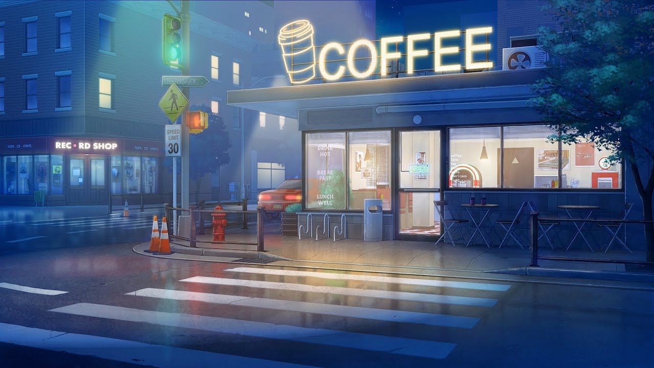 Lofi Cafe Wallpapers