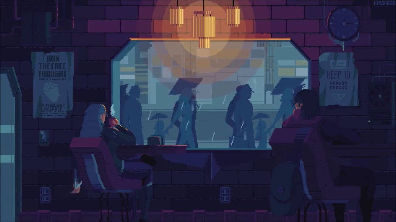 Lofi Cafe Wallpapers