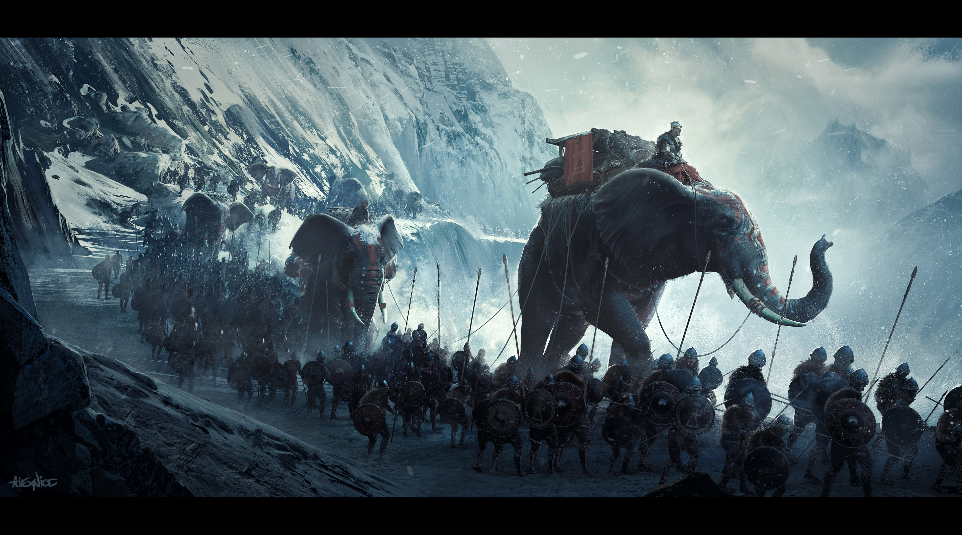 Lord Of The Rings Elephant Battle Wallpapers