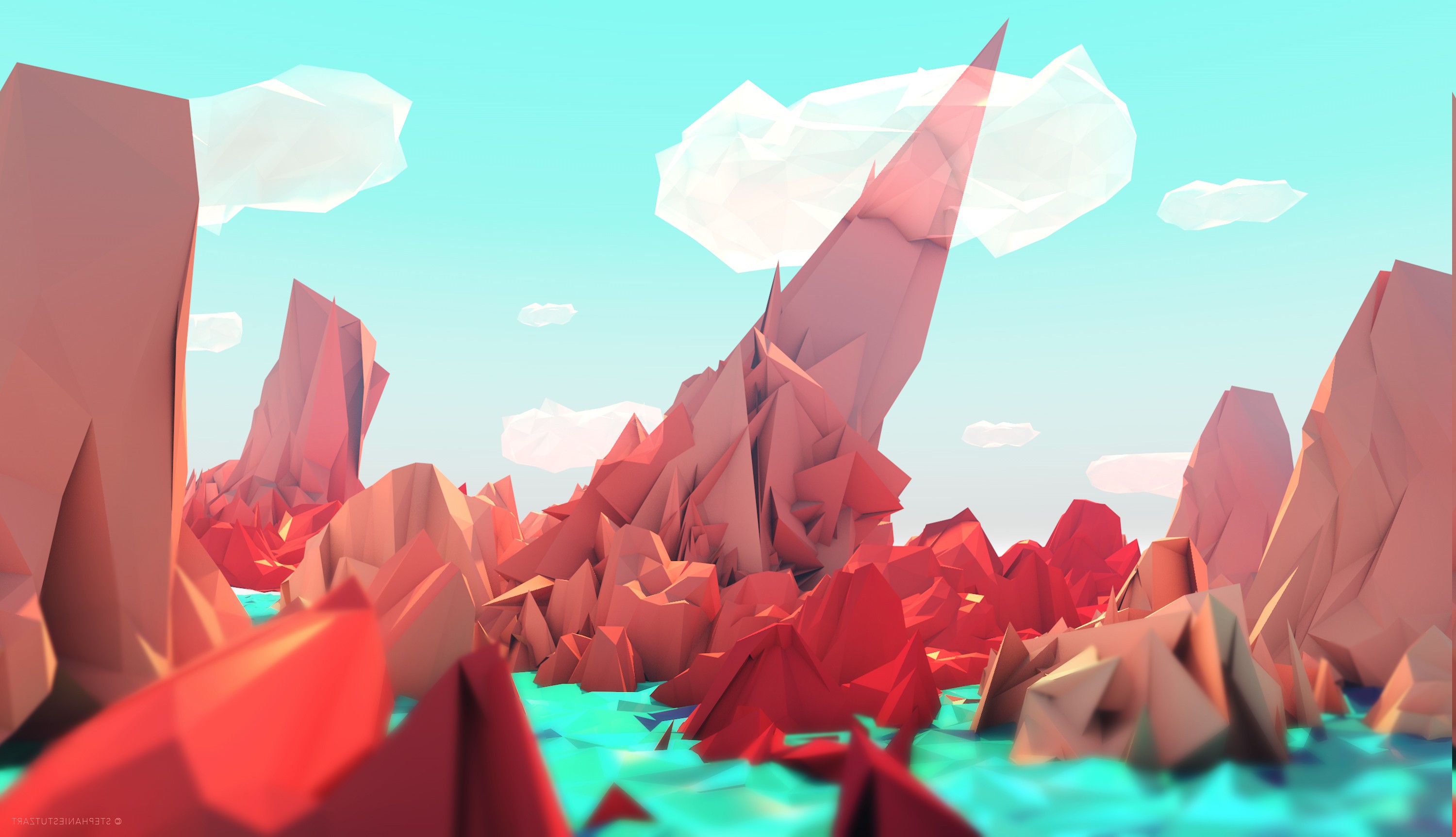 Low Poly Landscape Wallpapers