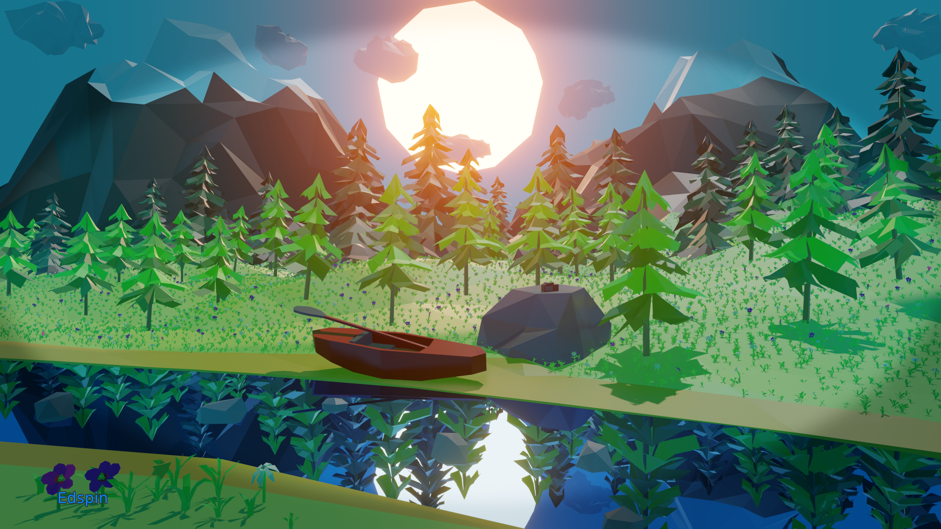 Low Poly Landscape Wallpapers