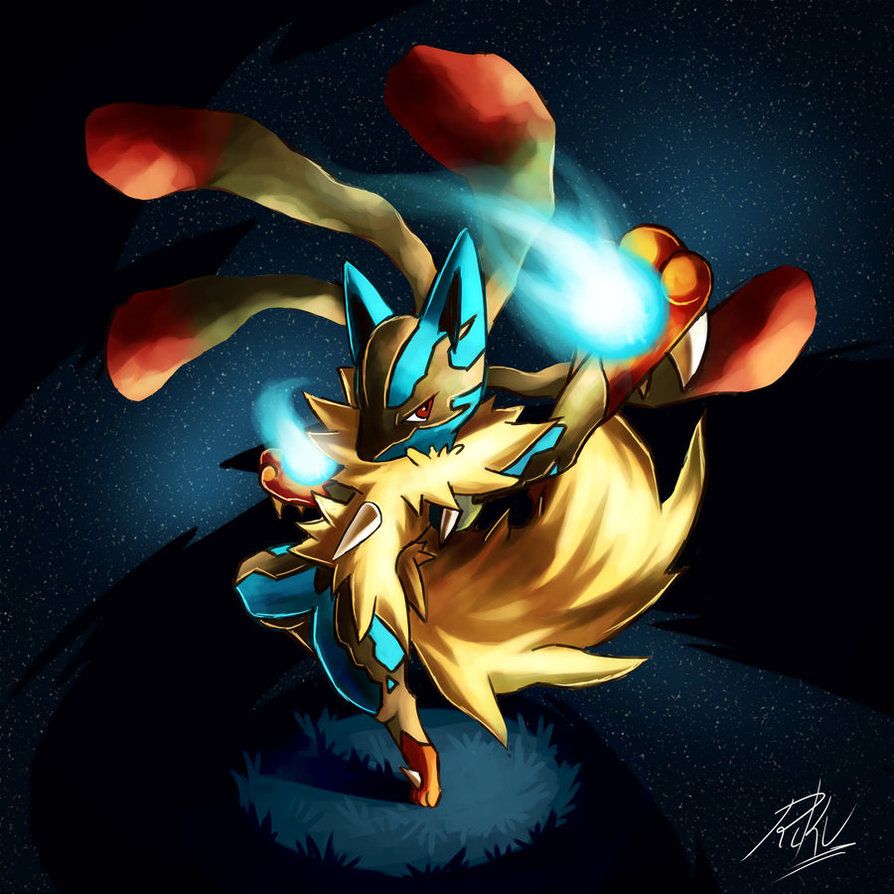 Lucario Aura Sphere Wallpapers