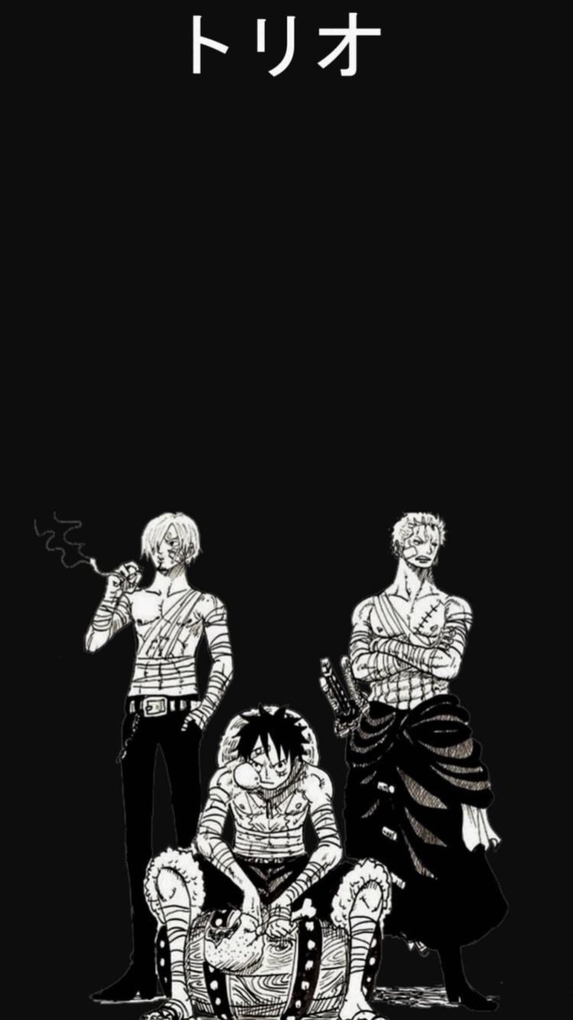 Luffy Black And White Wallpapers