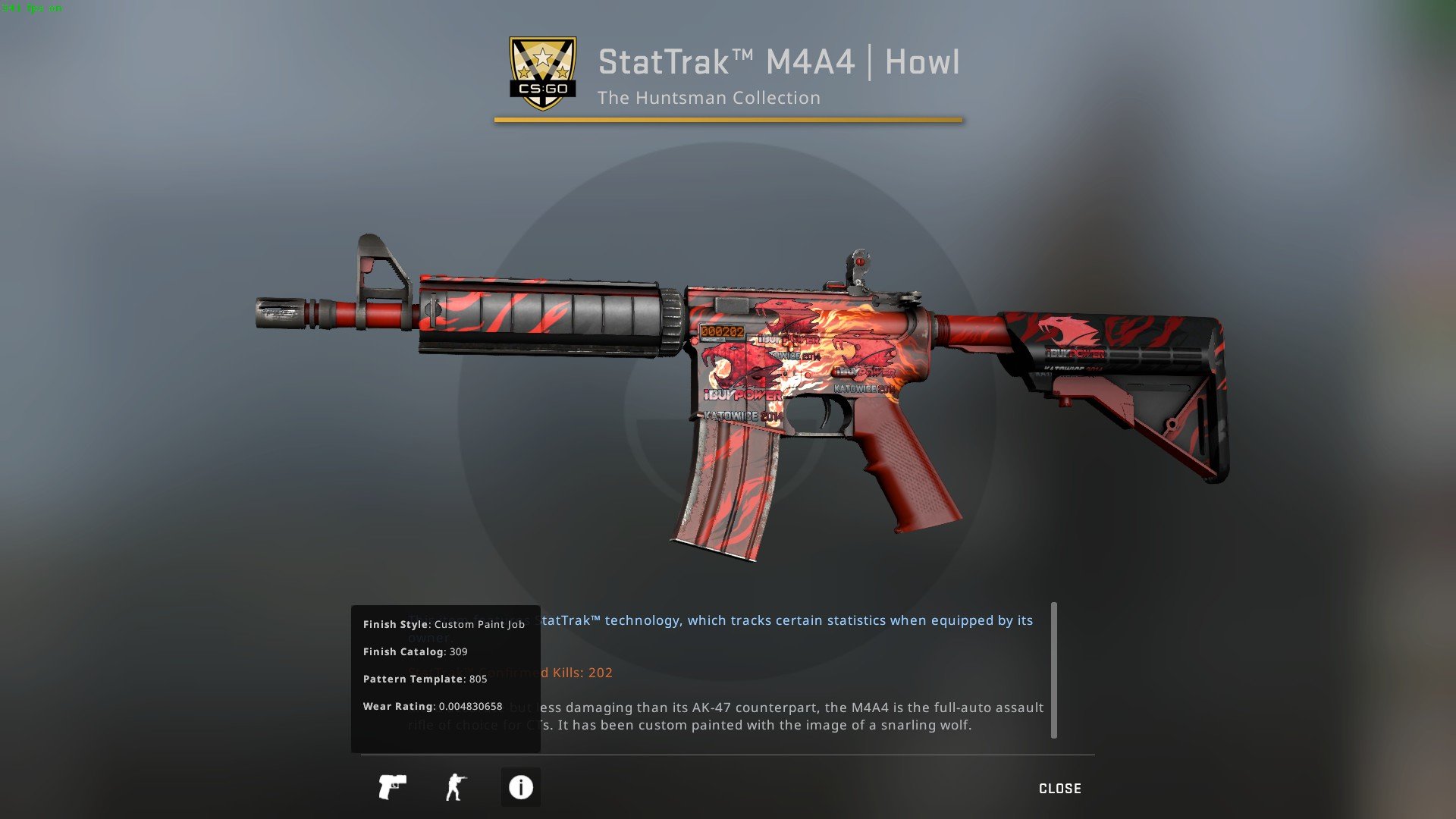 M4A4 Howl Wallpapers