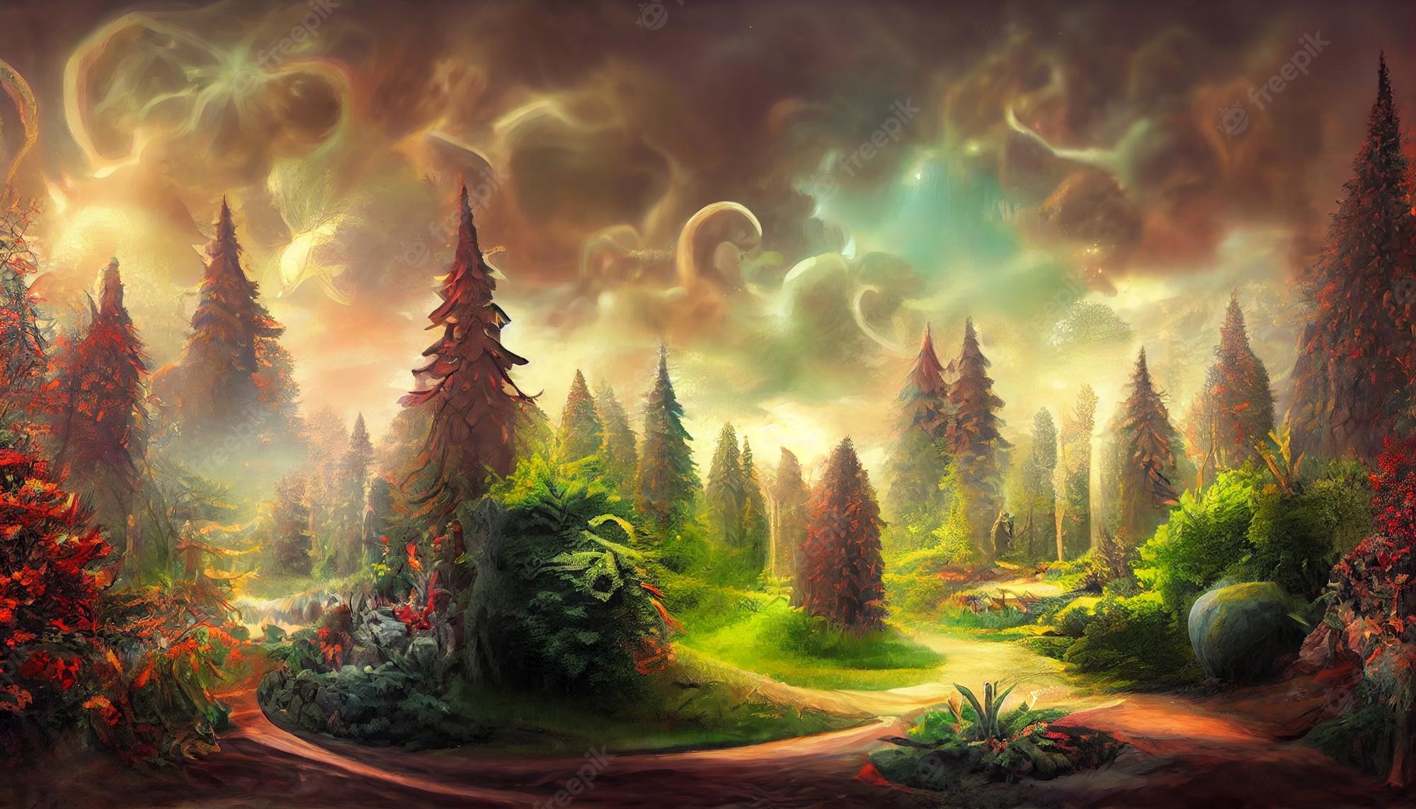 Magical Fairy Landscapes Wallpapers