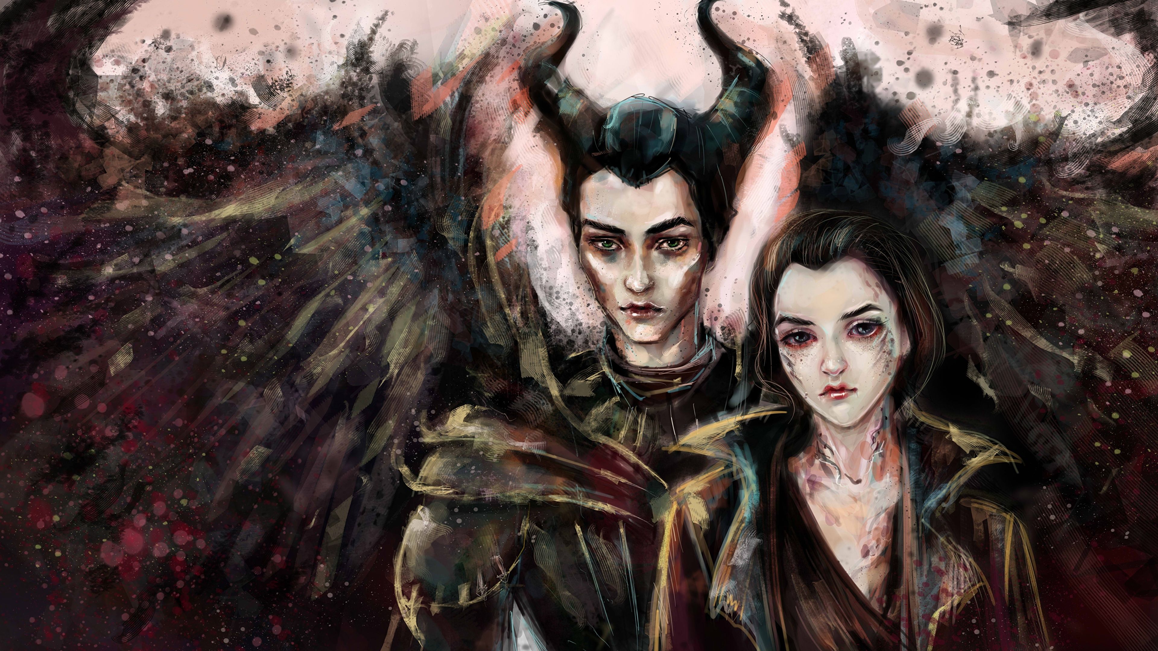 Maleficent And Diaval Fanart Wallpapers