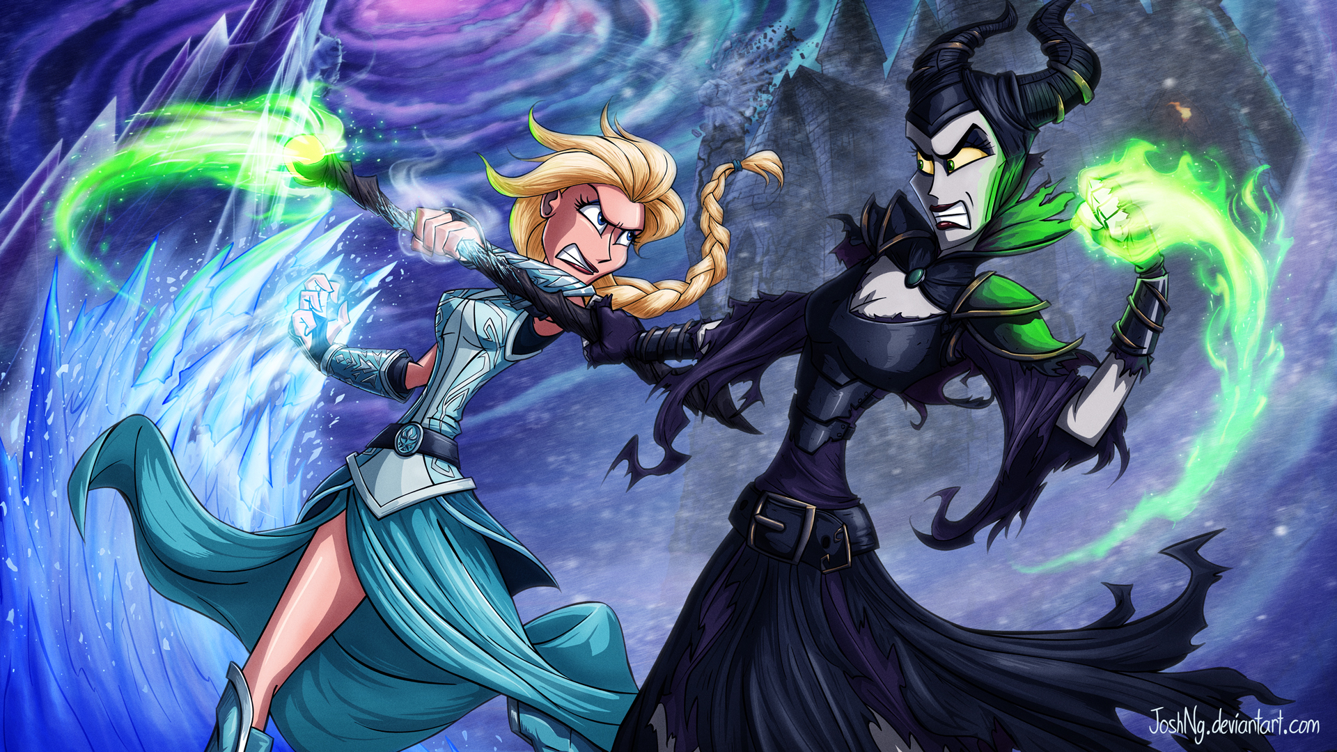 Maleficent And Diaval Fanart Wallpapers