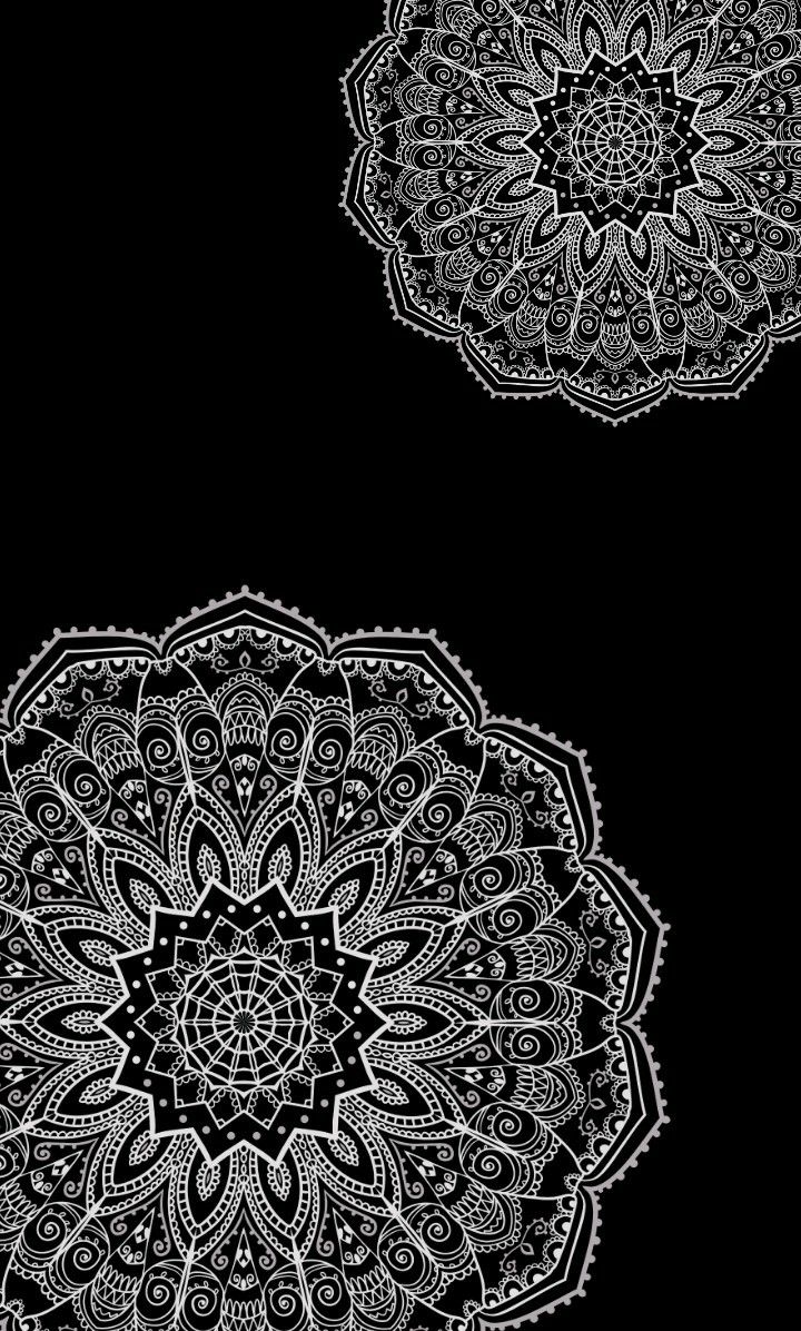 Mandala Black And White Wallpapers