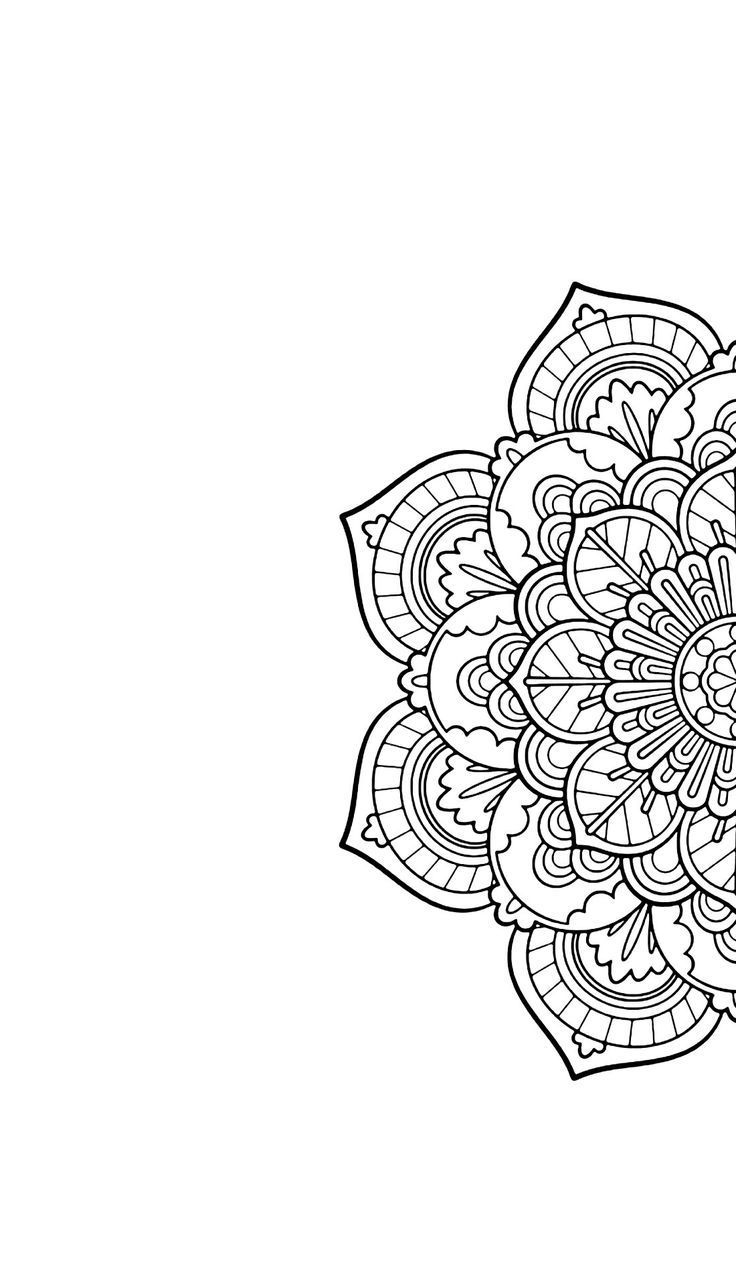 Mandala Black And White Wallpapers