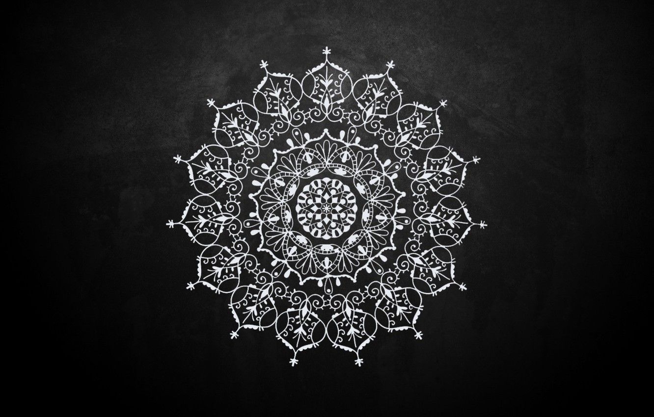 Mandala Black And White Wallpapers