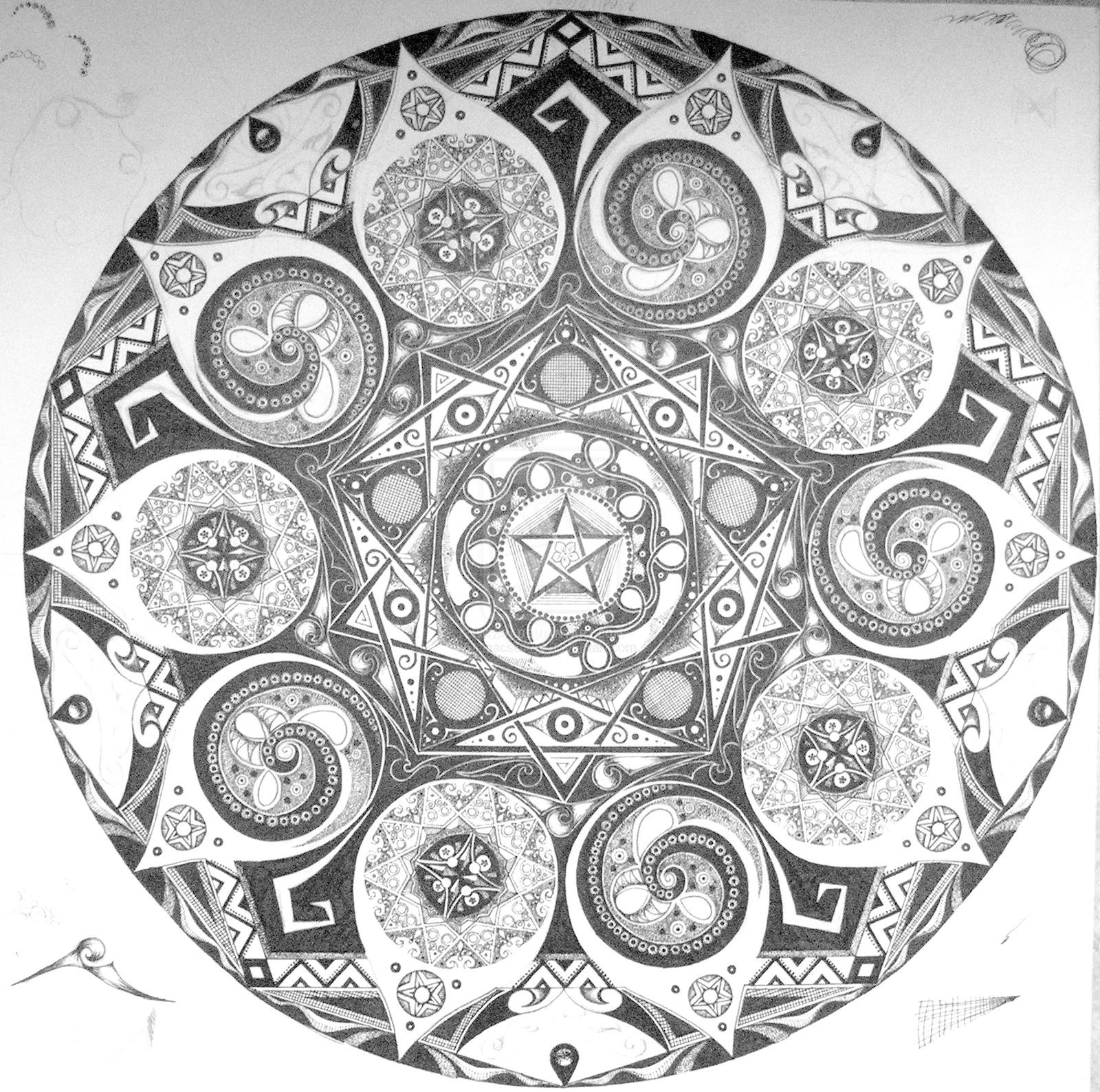 Mandala Black And White Wallpapers