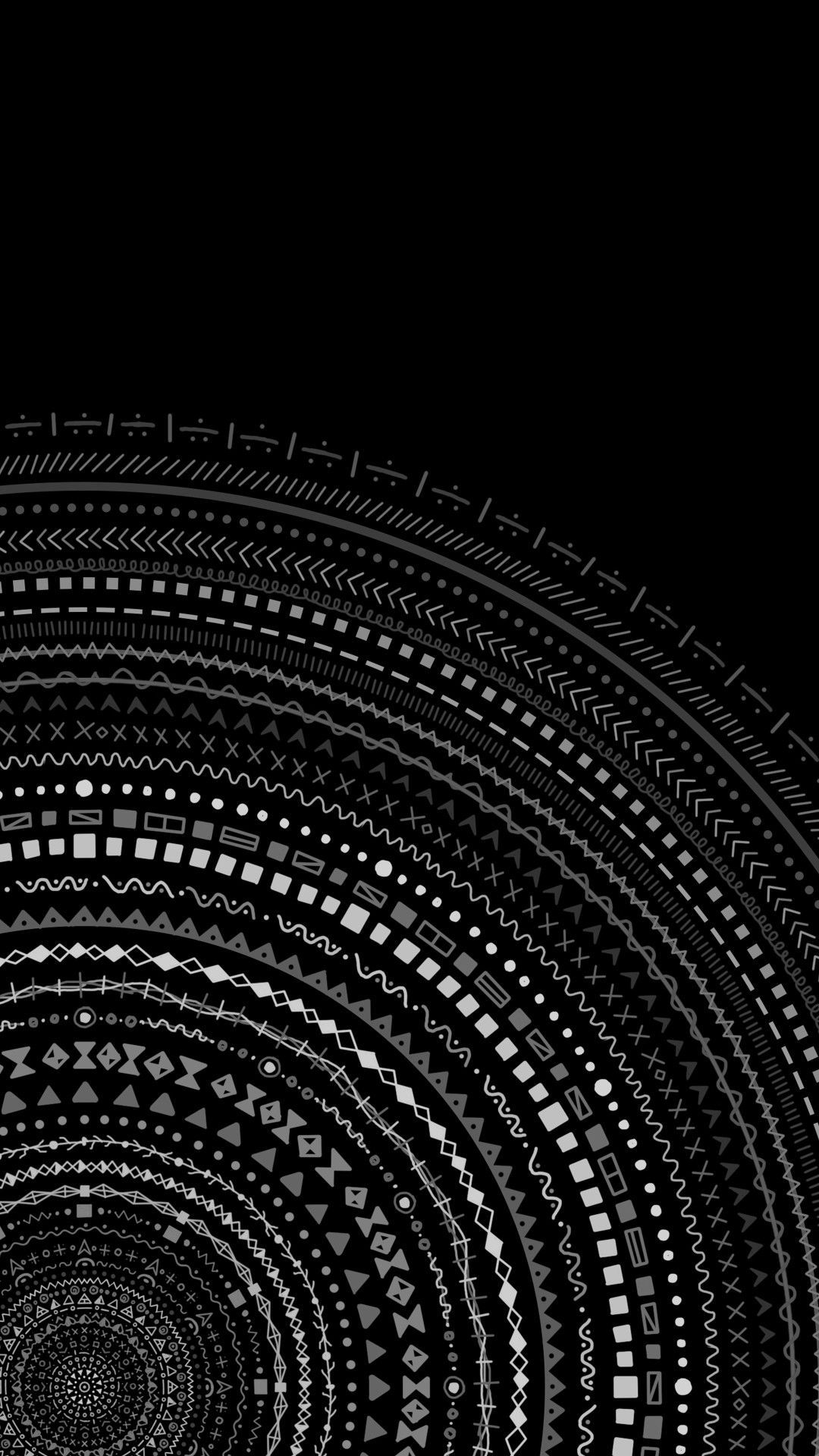 Mandala Black And White Wallpapers