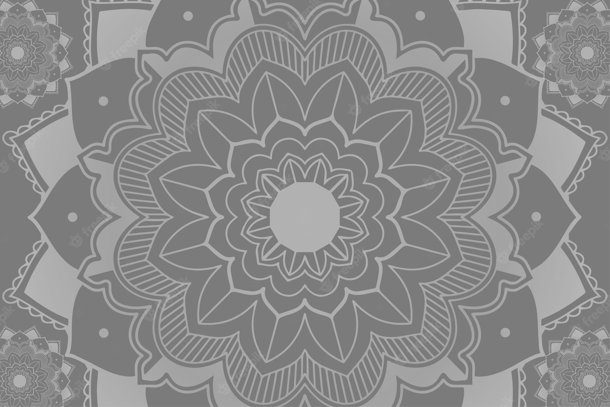 Mandala Black And White Wallpapers