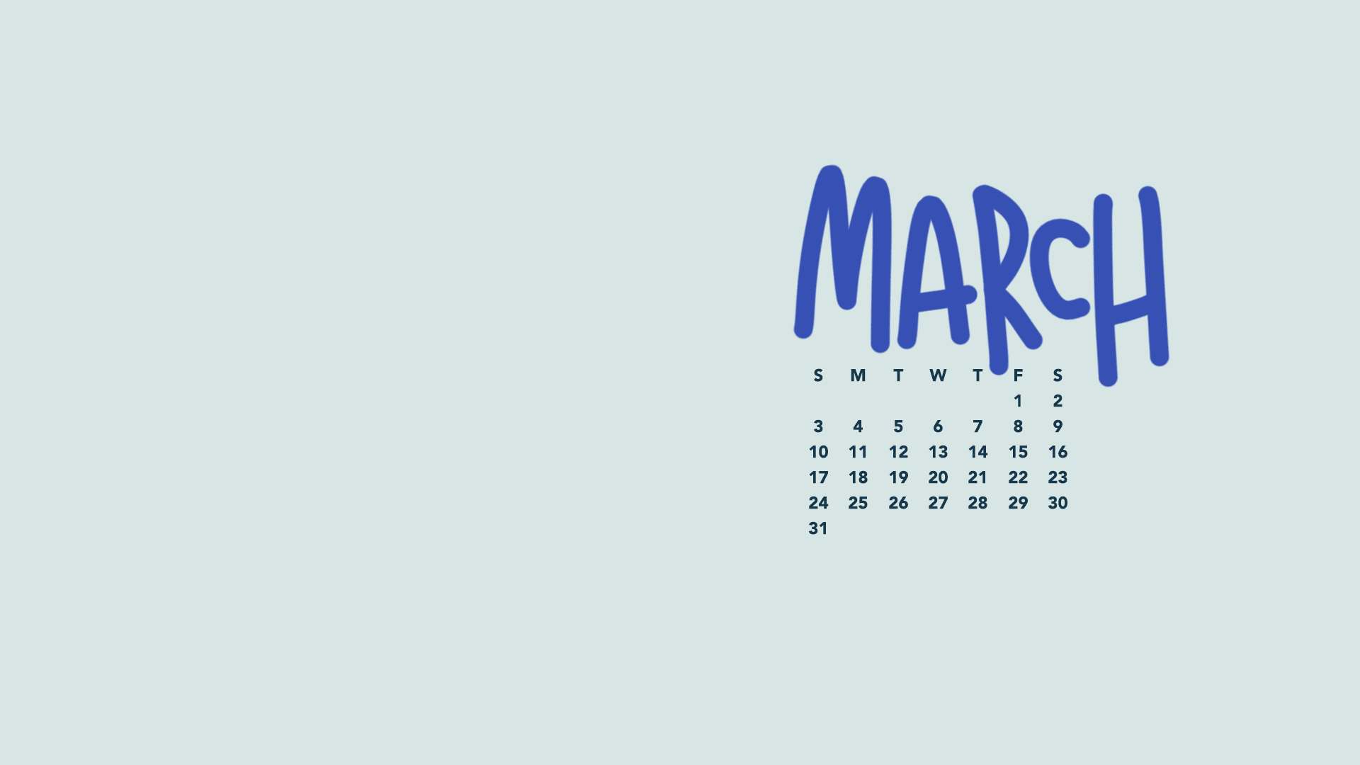 March Desktop Wallpapers