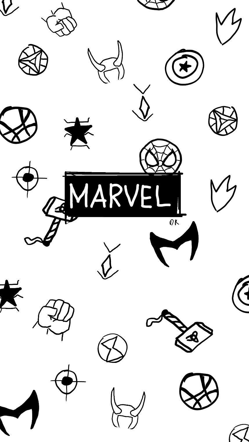 Marvel Doodle Wallpapers