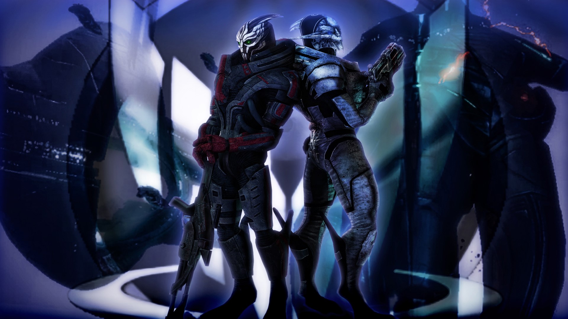 Mass Effect Dual Monitor Wallpapers
