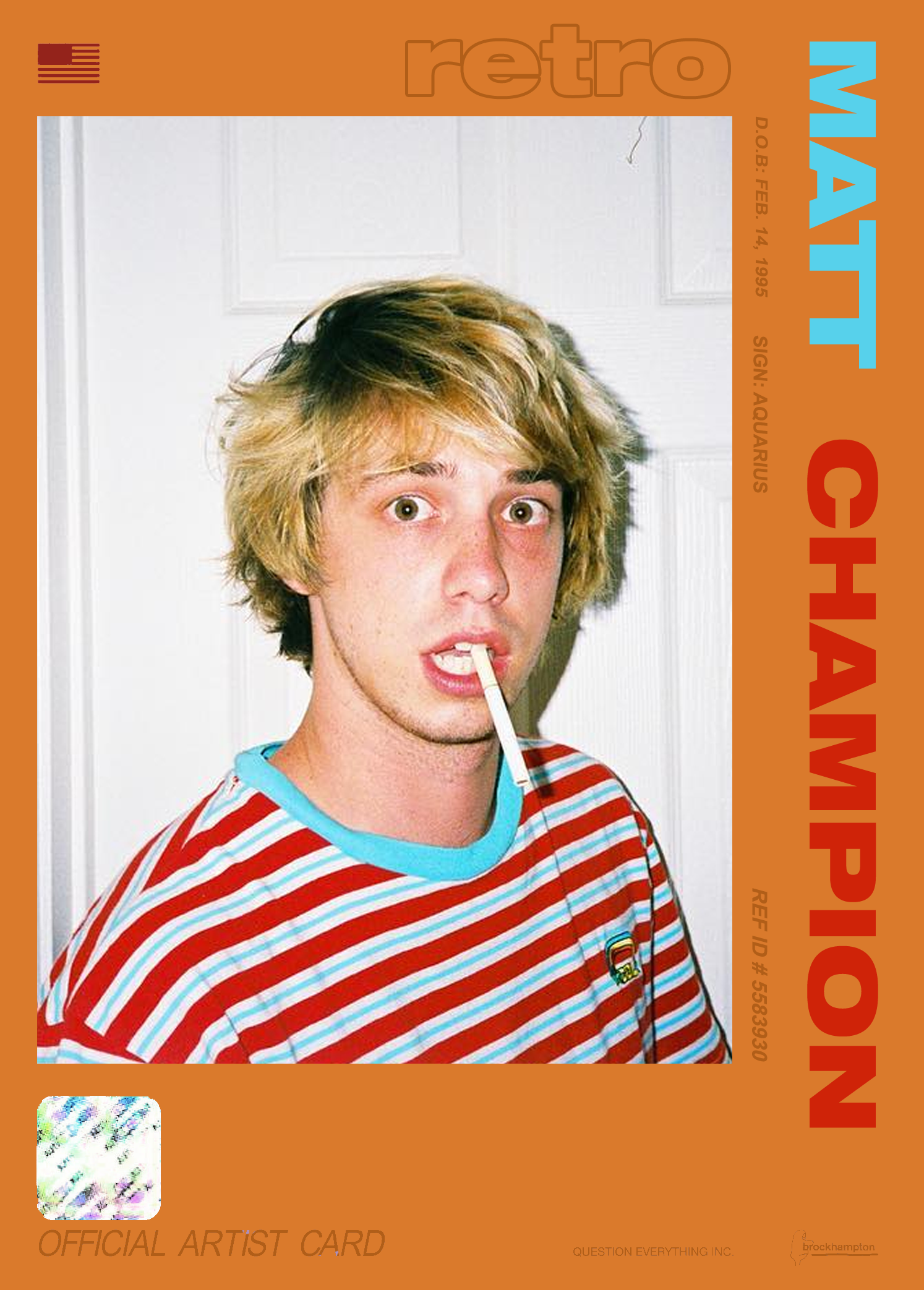 Matt Champion Poster Wallpapers