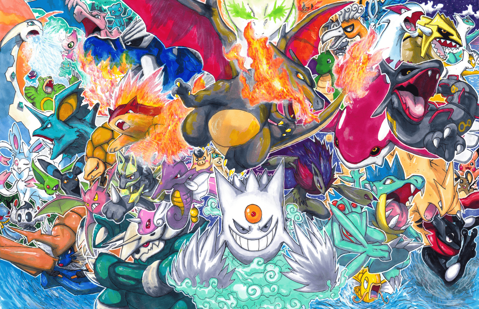 Mega Shiny Legendary Pokemon Wallpapers