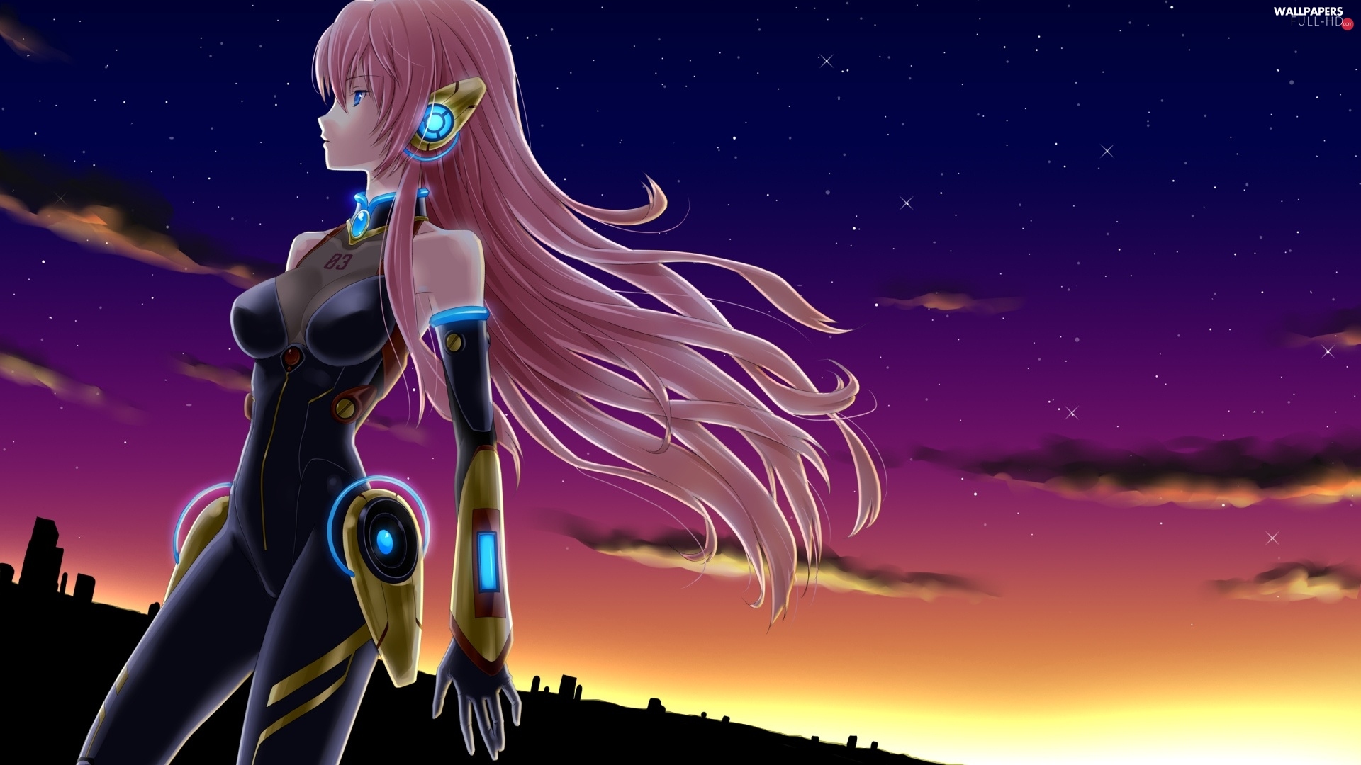 Megurine Luka 1920X1080 Wallpapers