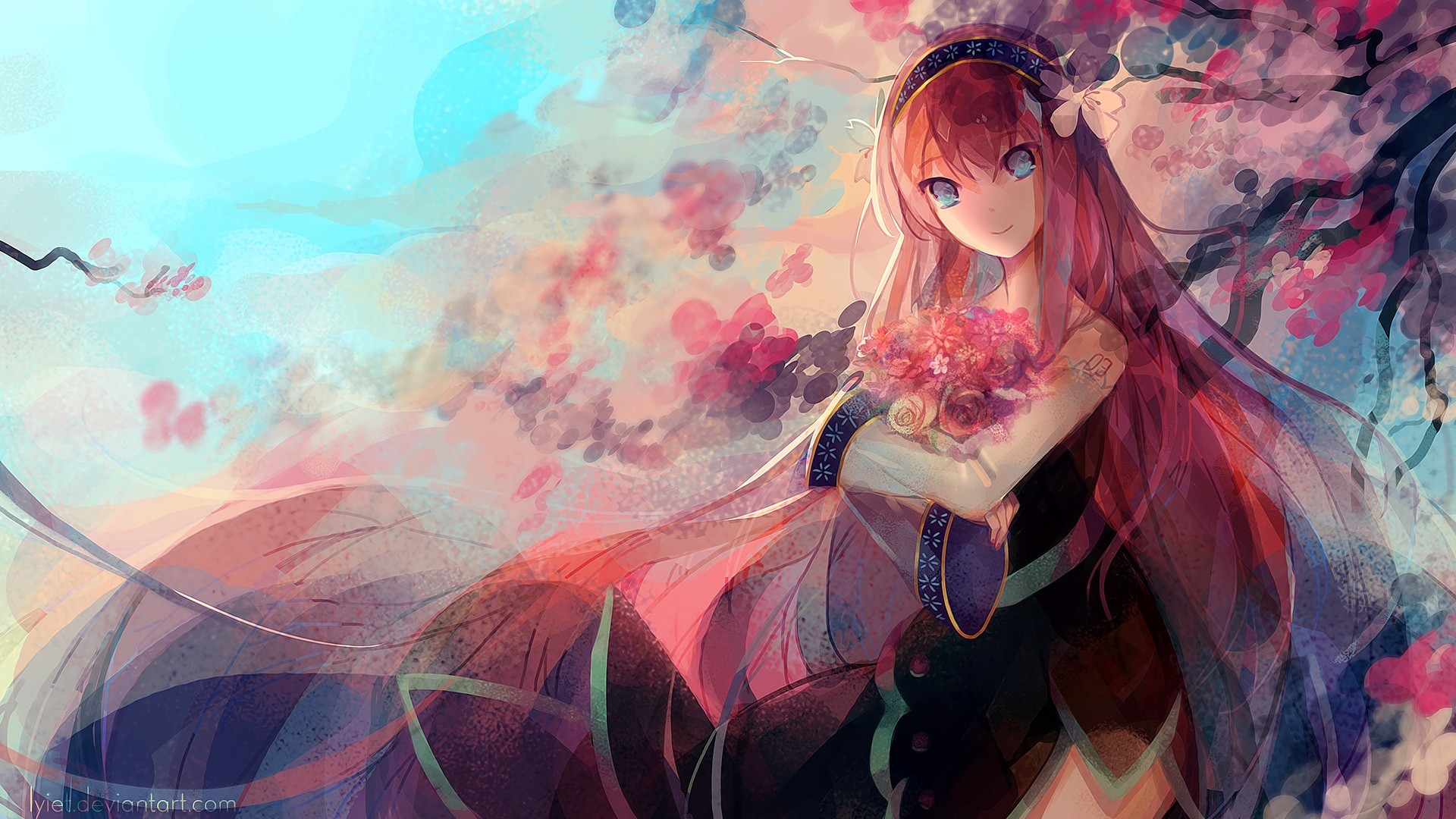 Megurine Luka 1920X1080 Wallpapers