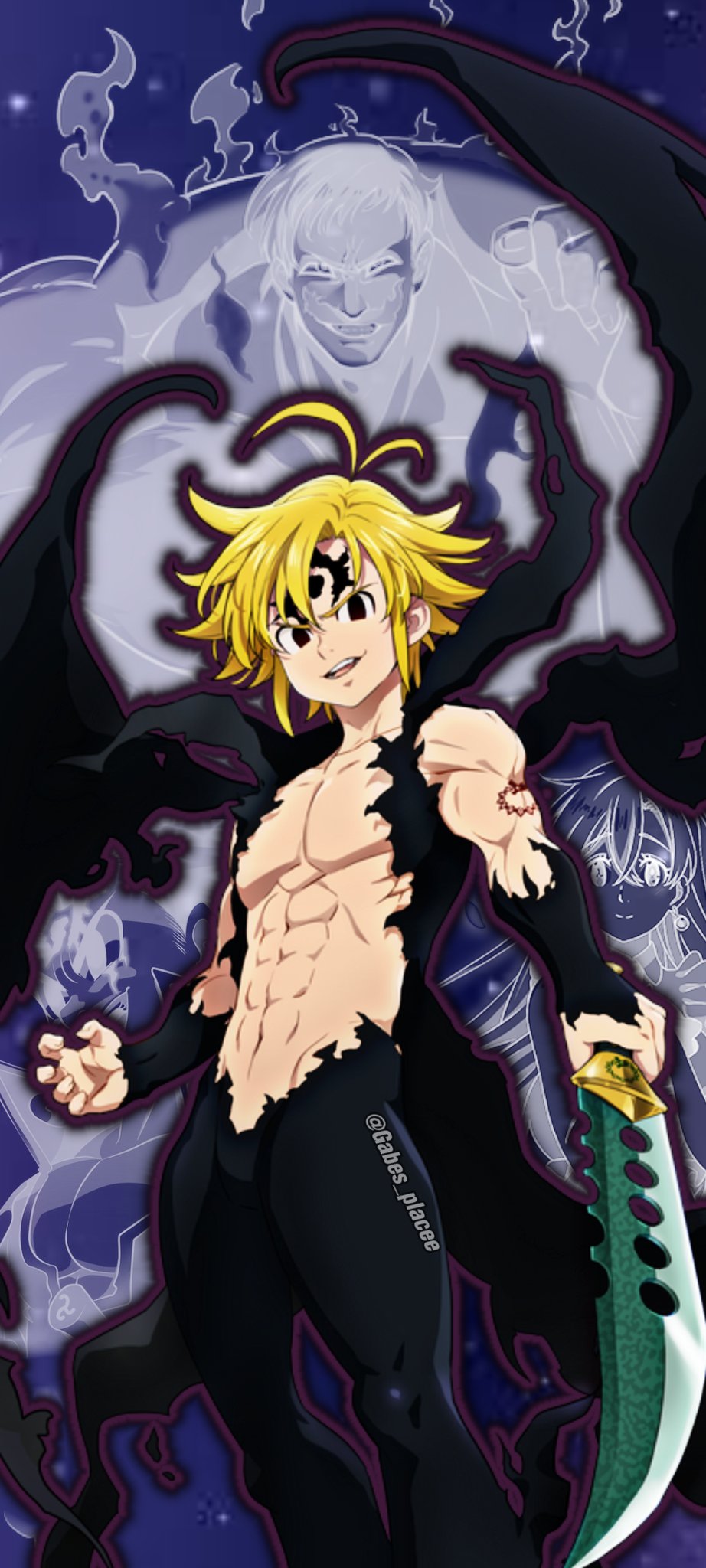 Meliodas Assault Mode Wallpapers