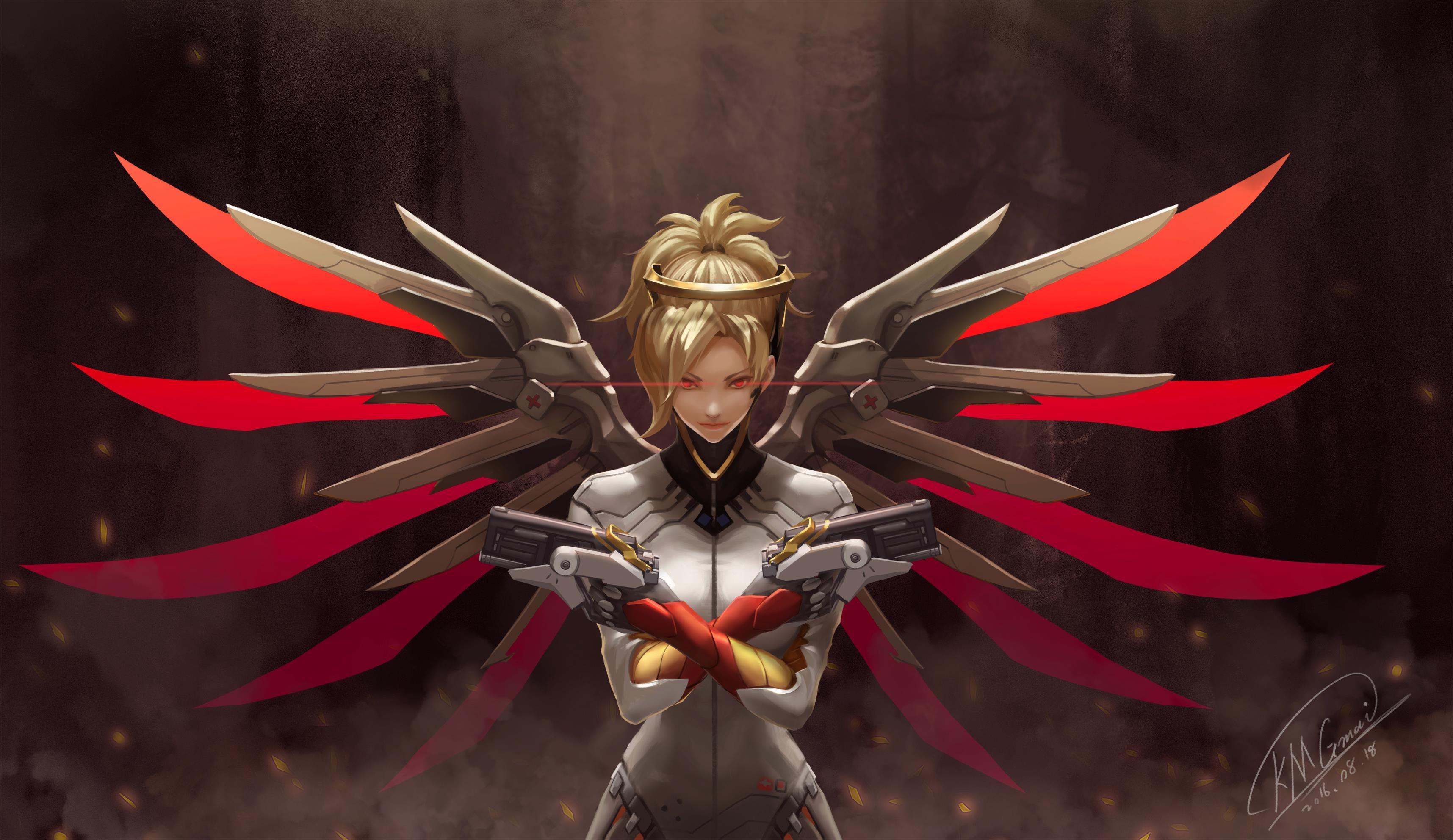 Mercy Overwatch Phone Wallpapers