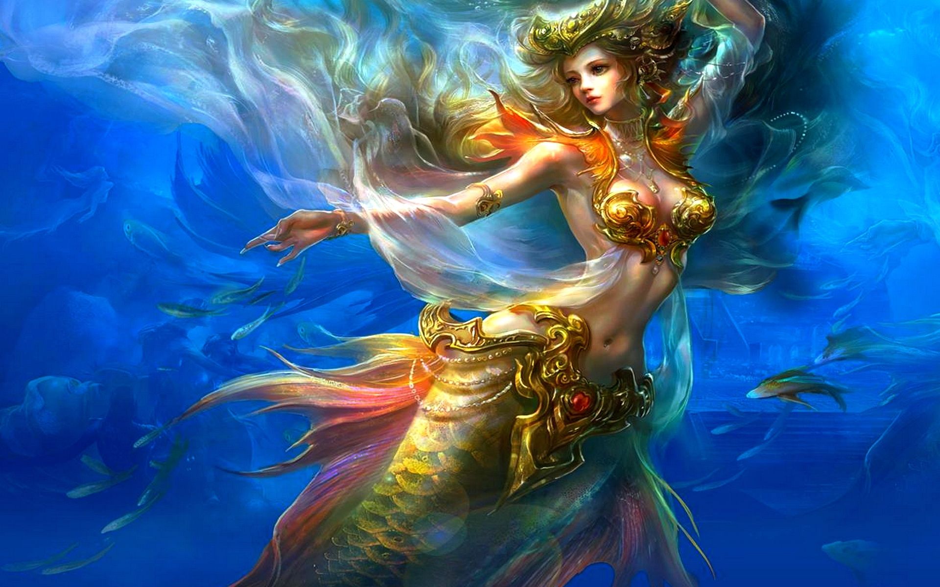 Mermaid Fantasy Art Wallpapers