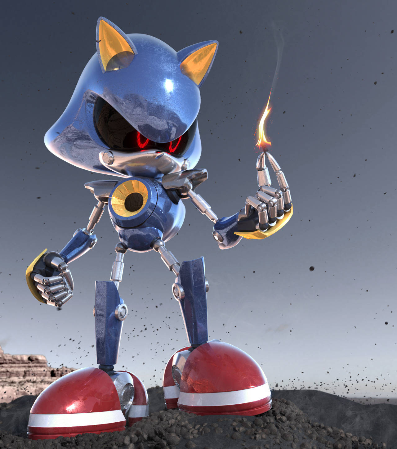 Metal Sonic Art Wallpapers