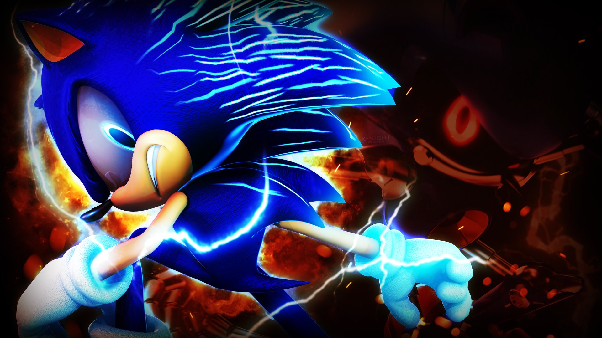 Metal Sonic Art Wallpapers