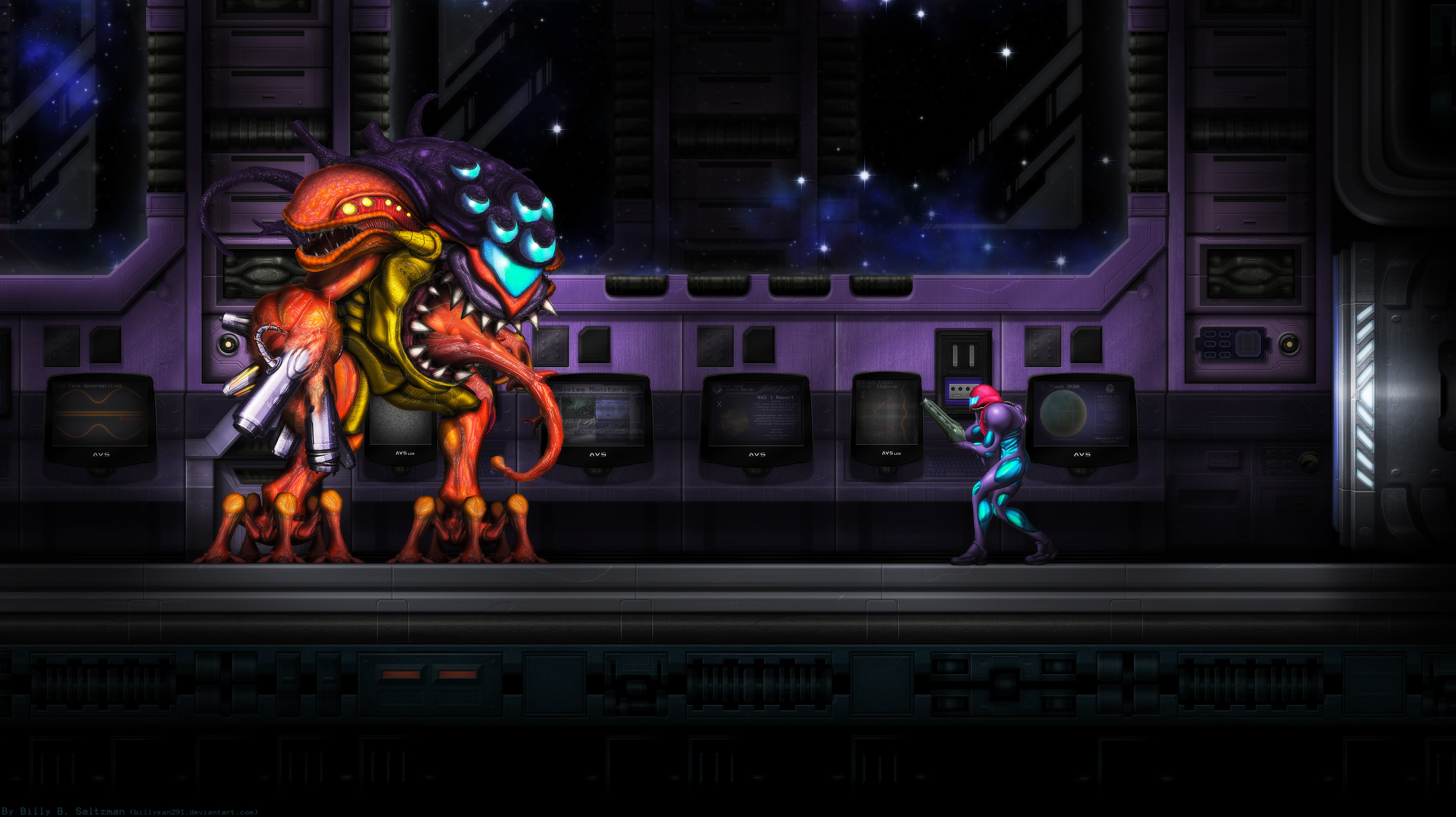 Metroid Dual Monitor Wallpapers