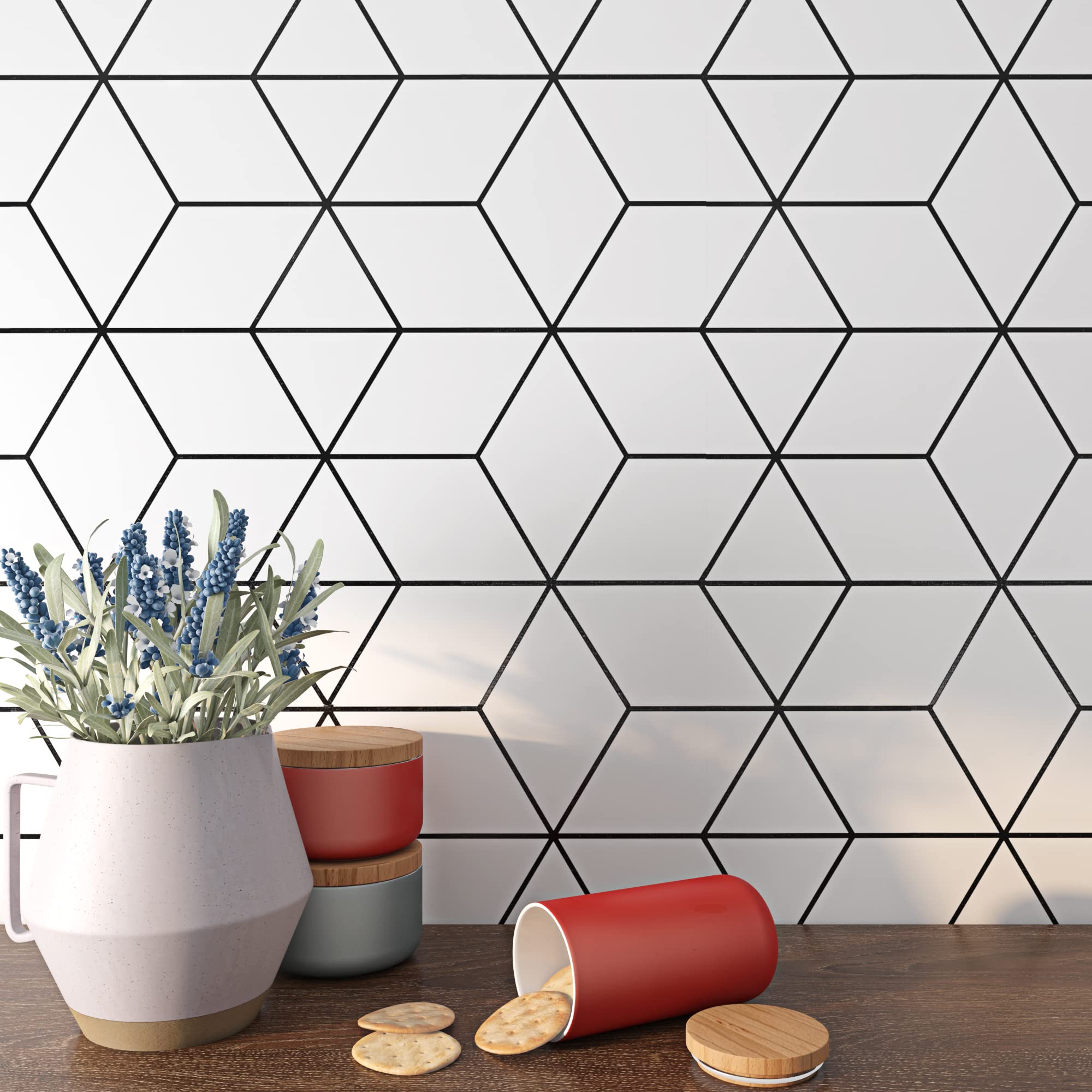 Modern Black And White Geometric Wallpapers