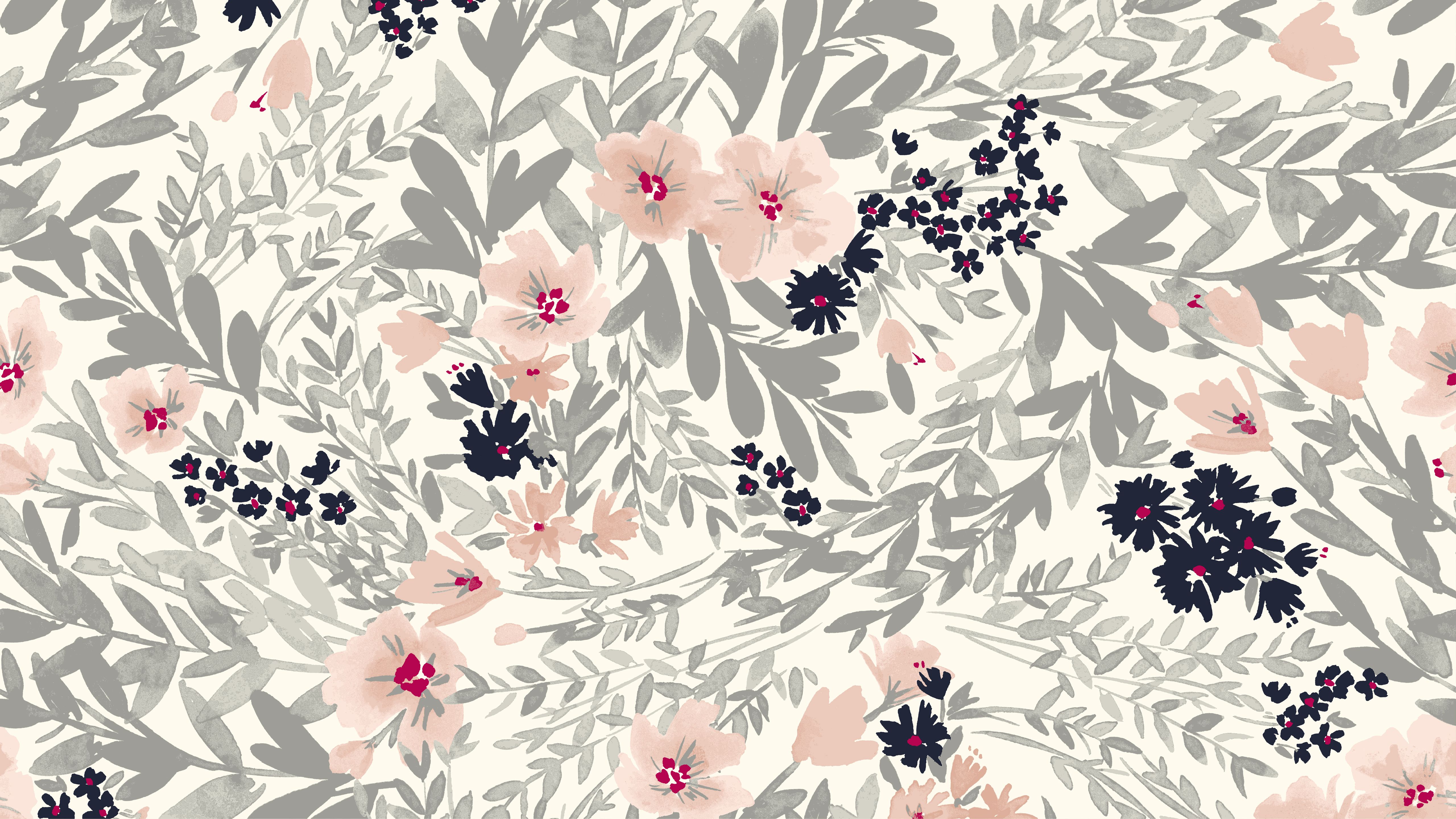 Modern Floral Wallpapers