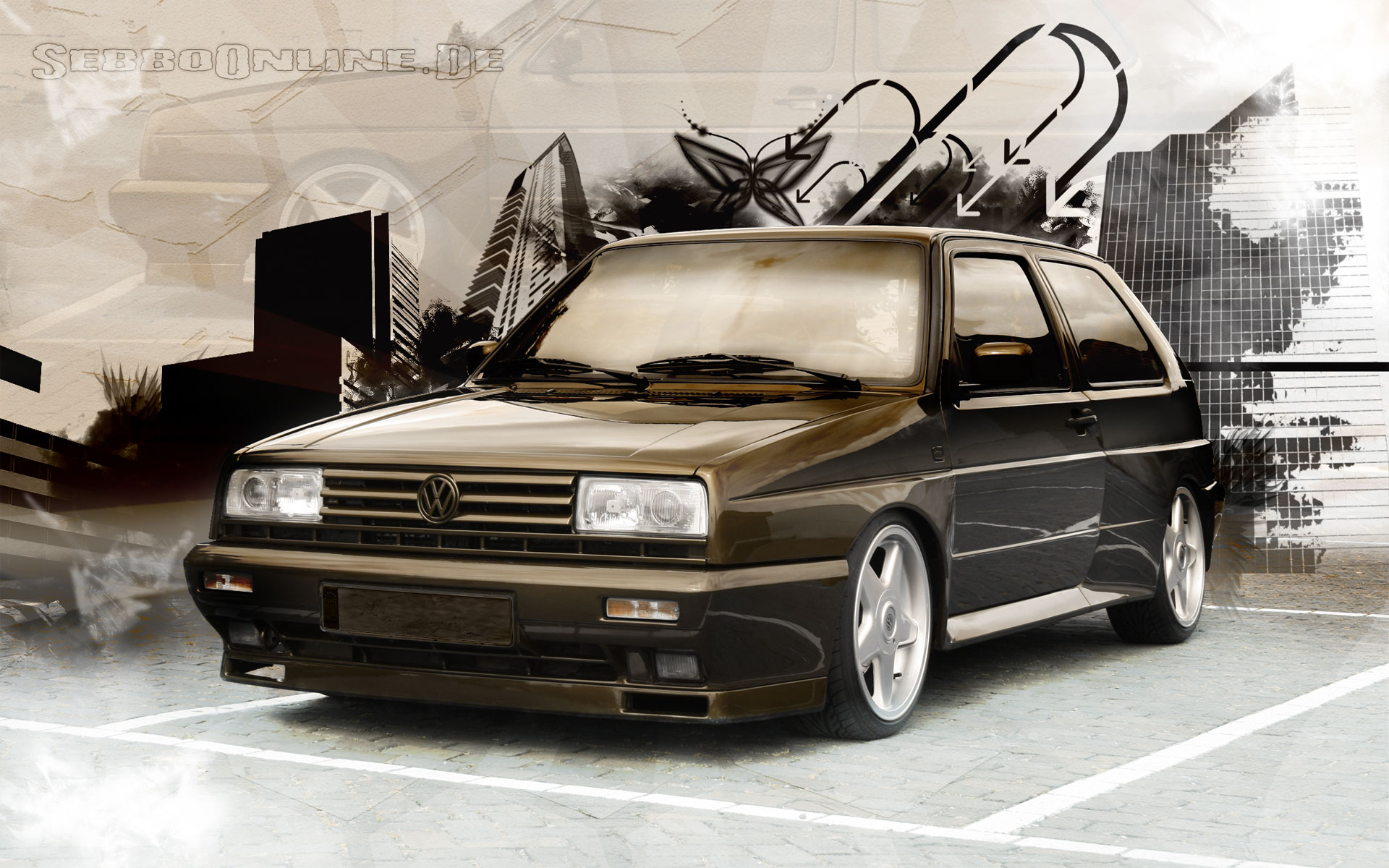 Modified Golf Mk2 Wallpapers